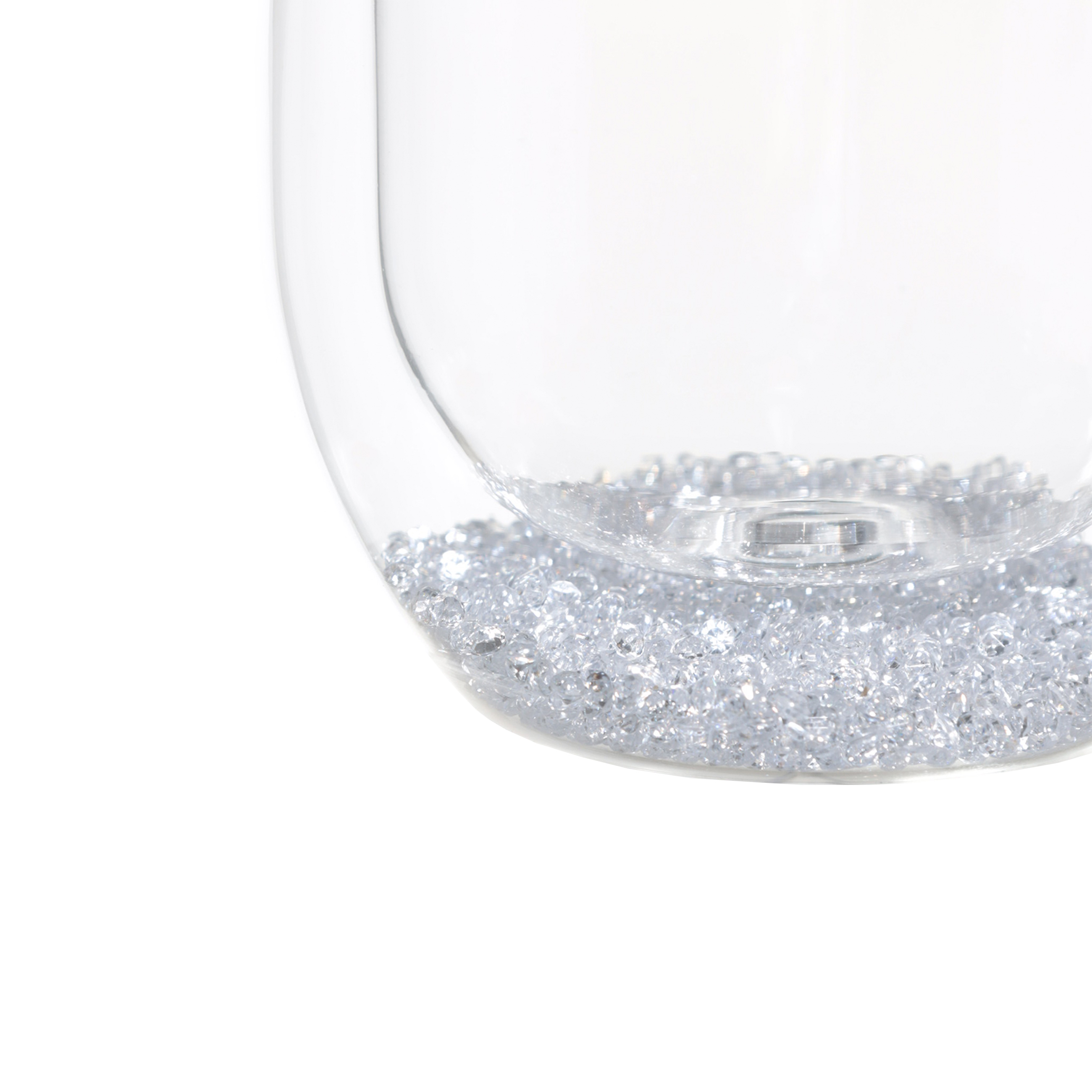 Стакан, 300 мл, 2 шт, стекло Б, с кристаллами внутри, Air decor изображение № 3