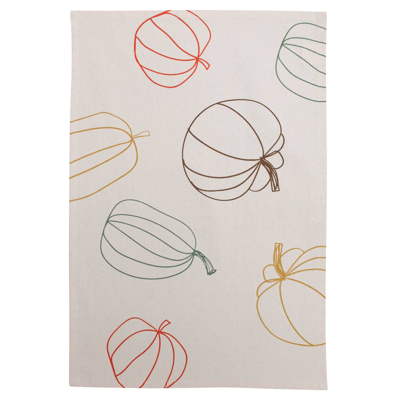 

Полотенце кухонное, 40х60 см, хлопок, бежевое, Тыквы, Autumn gifts