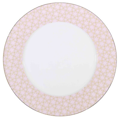 Тарелка обеденная, 27 см, фарфор F, розовая, Summer pastel Тарелка обеденная, 27 см, фарфор F, розовая, Summer pastel