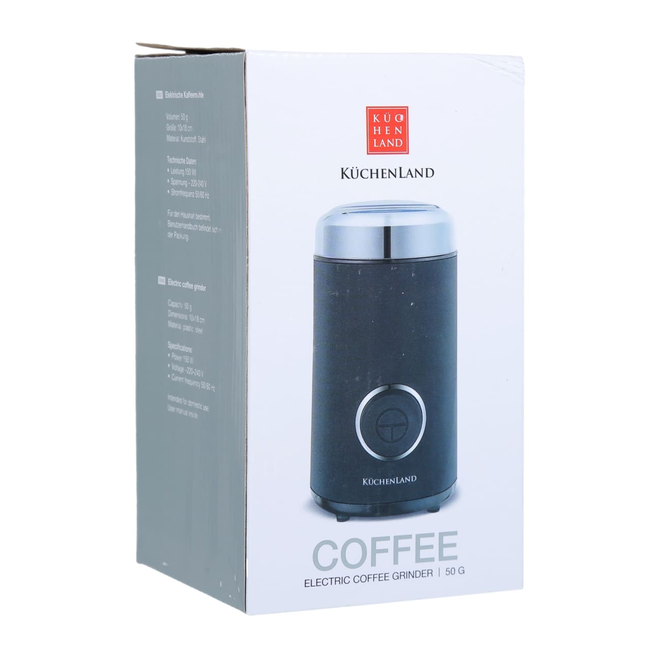 Кофемолка, 50 гр, 150 Вт, электрическая, черная, Coffee изображение № 3