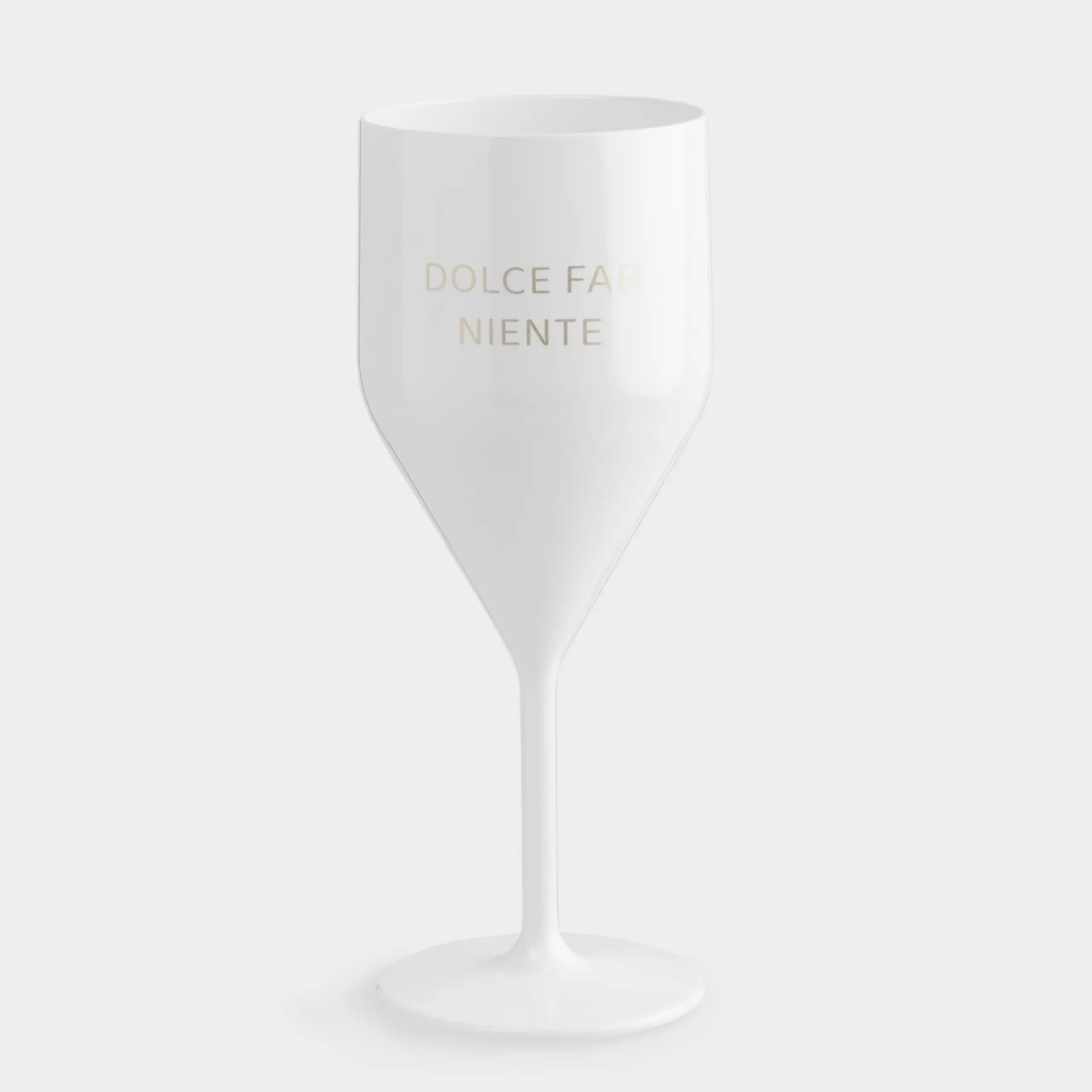 Бокал для вина, 400 мл, пластик, белый, Dolce far niente, Course