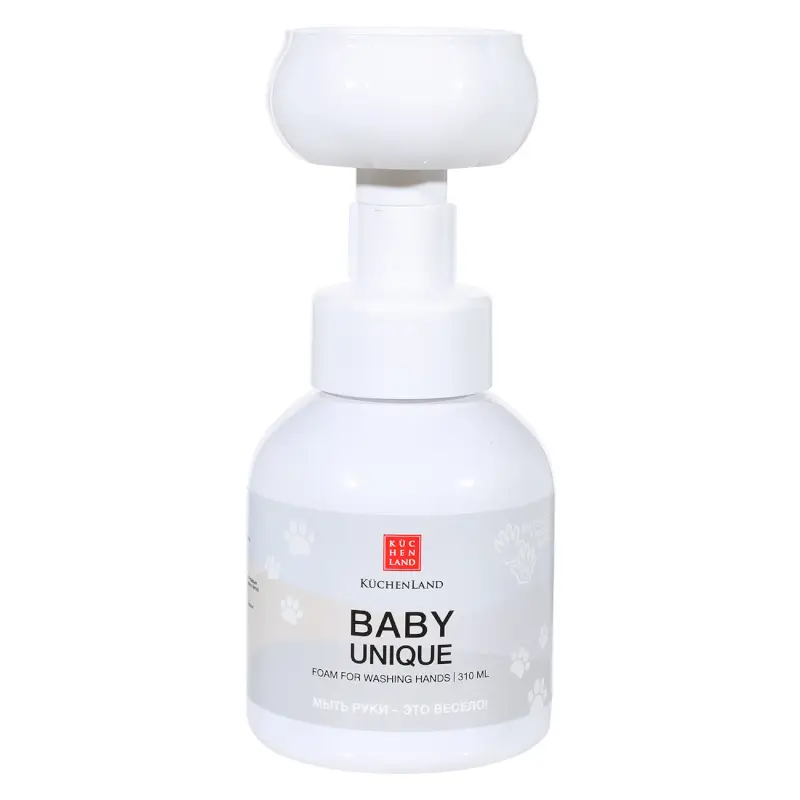 Пенка для мытья рук, 310 мл, детская, карамель, Лапка, Baby unique ,image-0