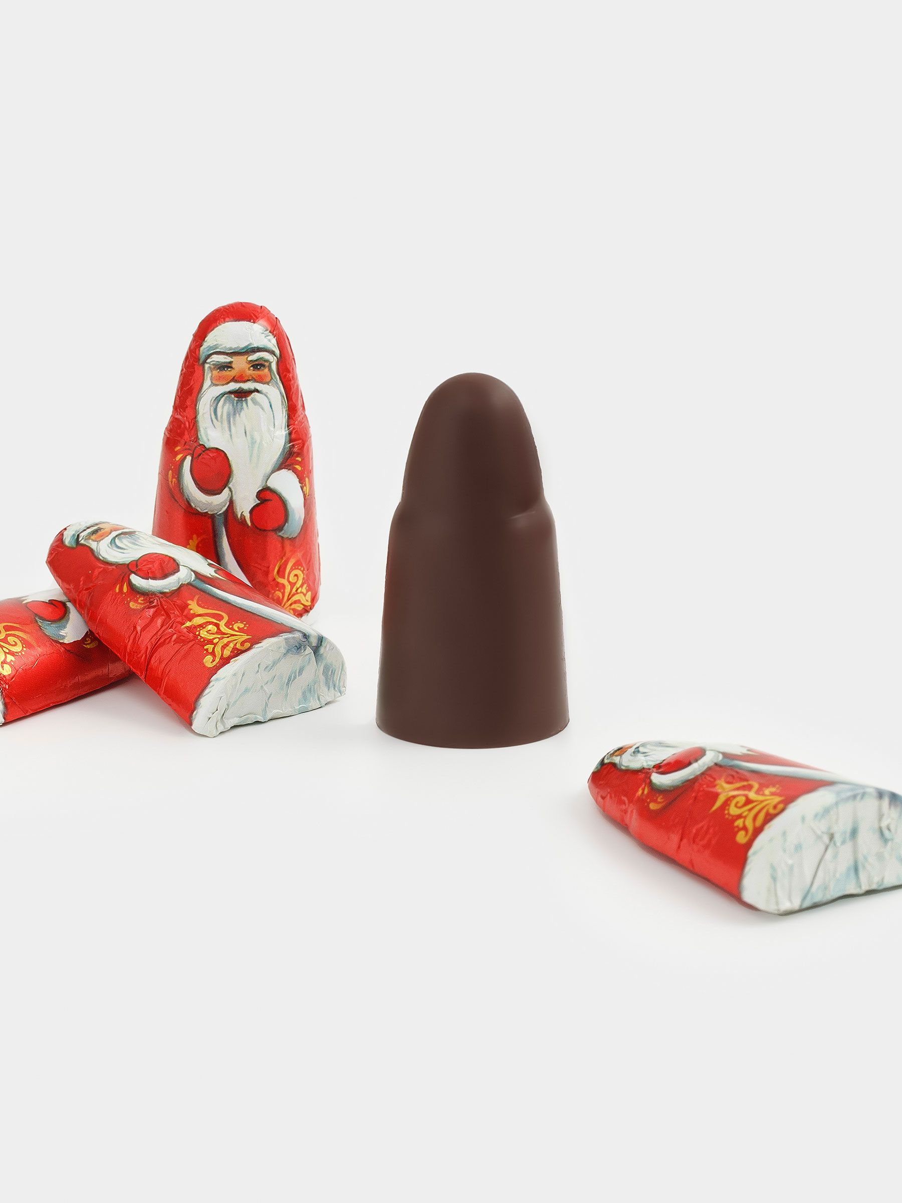 Конфета глазированная, 60 г, 5 шт, с помадно-апельсинной начинкой, Дед Мороз, Sweet christmas, image-3