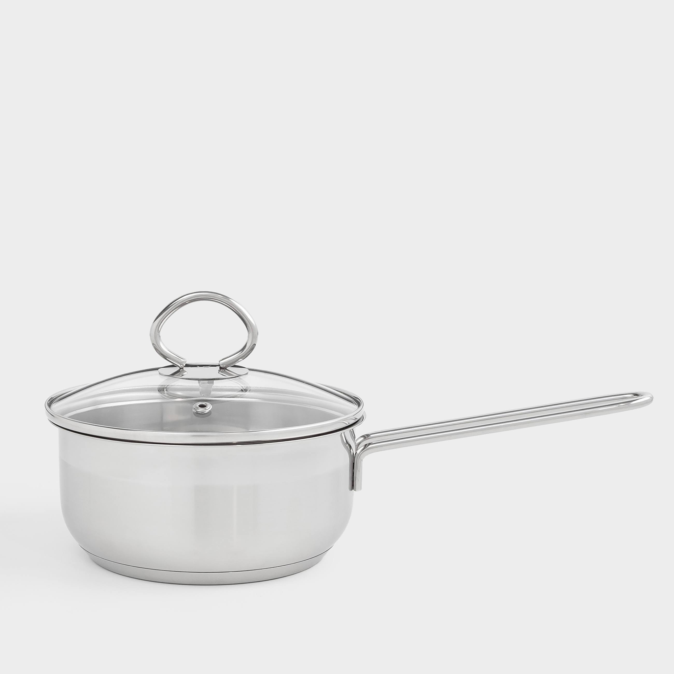 Ковш 16 см 14 л с крышкой стальстекло Egoist lite 1990₽