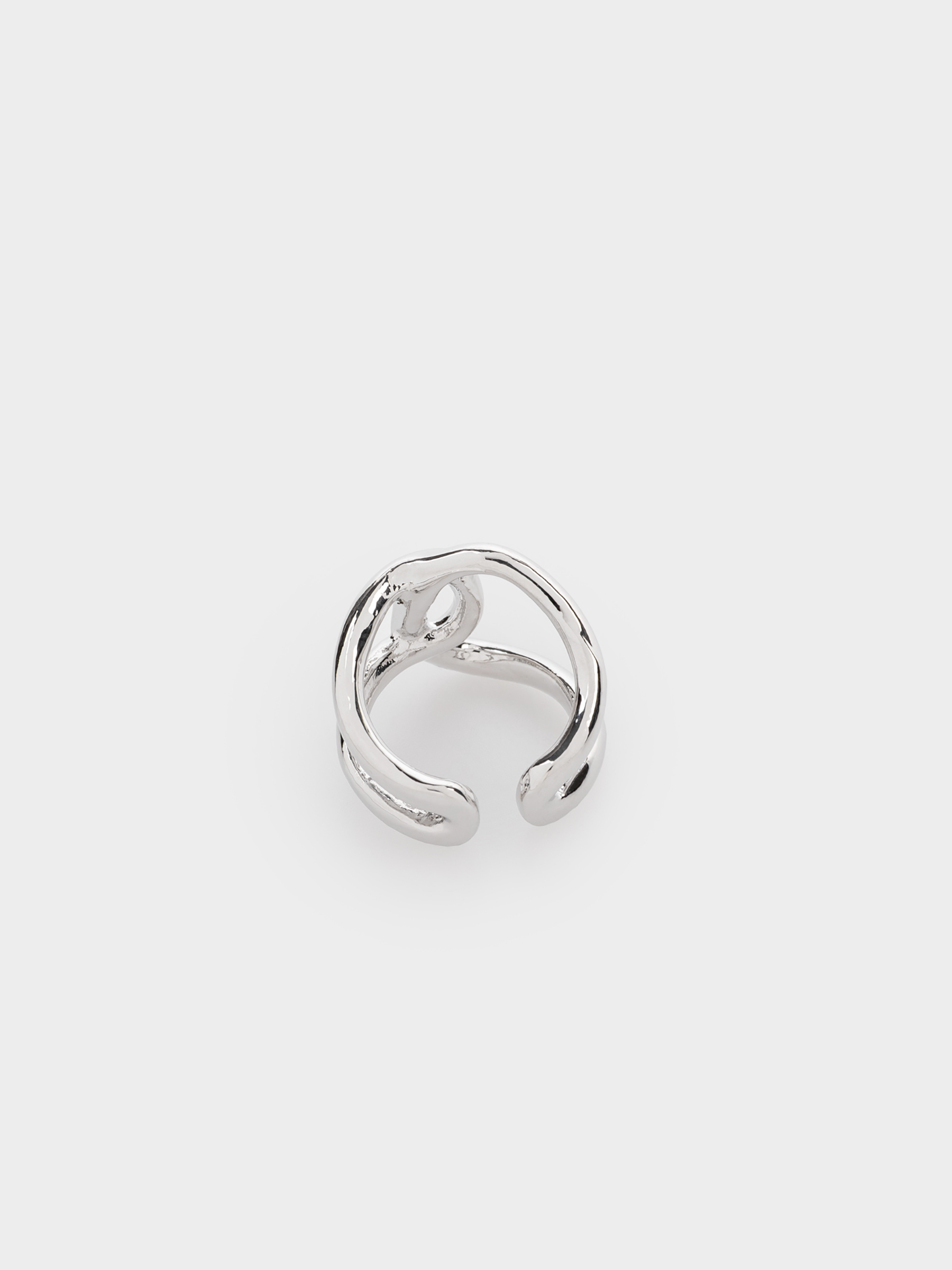 Кольцо, 2 см, единый размер, металл, серебристое, Jewelry, image-1