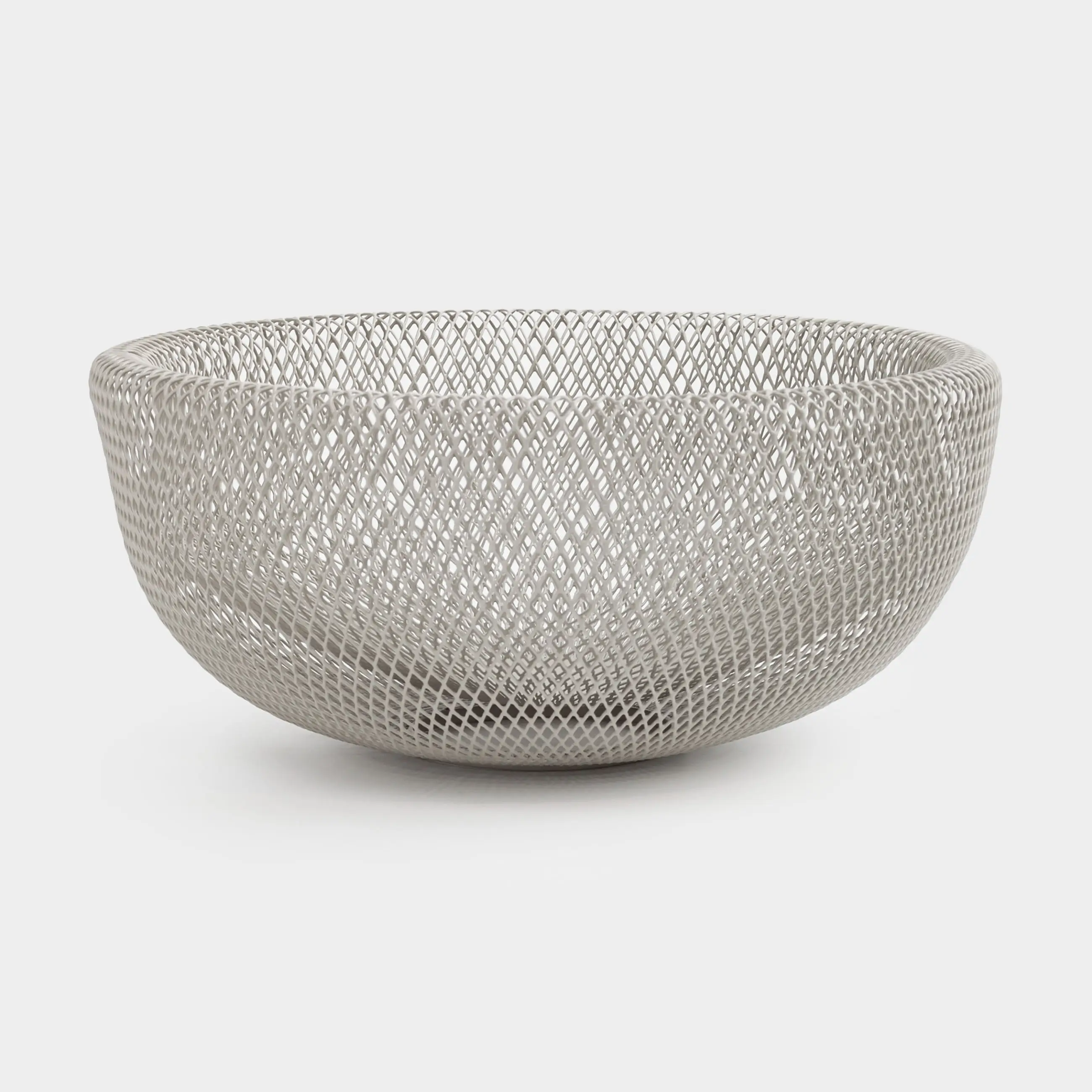Корзина для фруктов, 29 см, металл, серо-бежевая, Сетка, Dainty twin