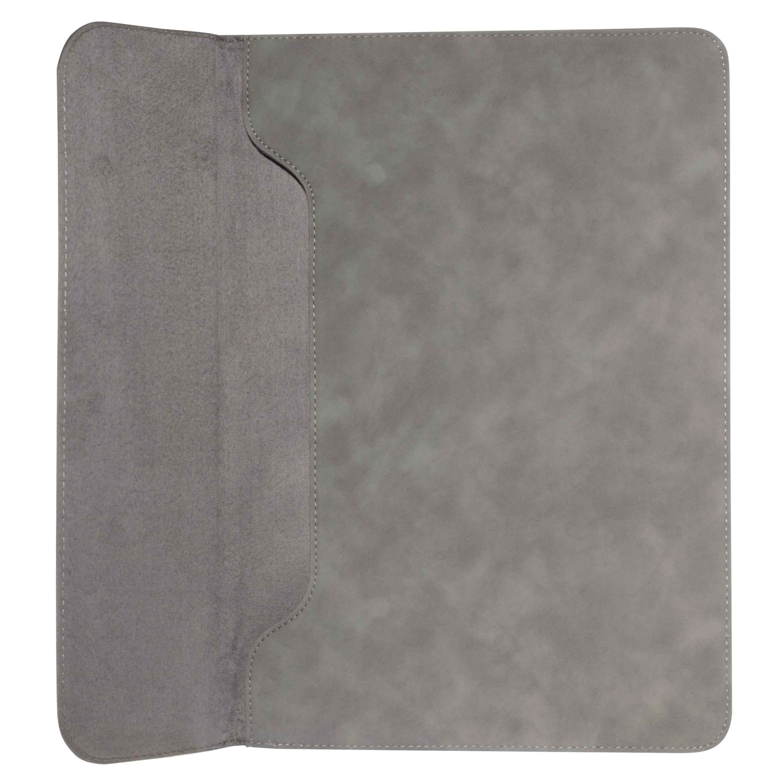 Чехол-конверт для ноутбука, 38х28 см, полиуретан, серый, Krast изображение № 3