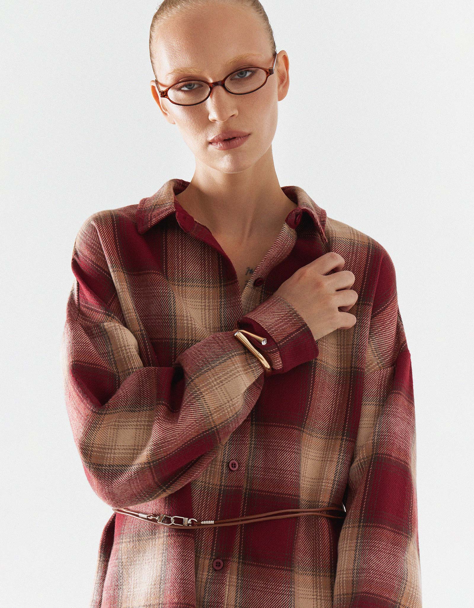 Браслет-кафф, 18 см, металл/стразы, золотистый, Узел, Jewelry knot, image-3