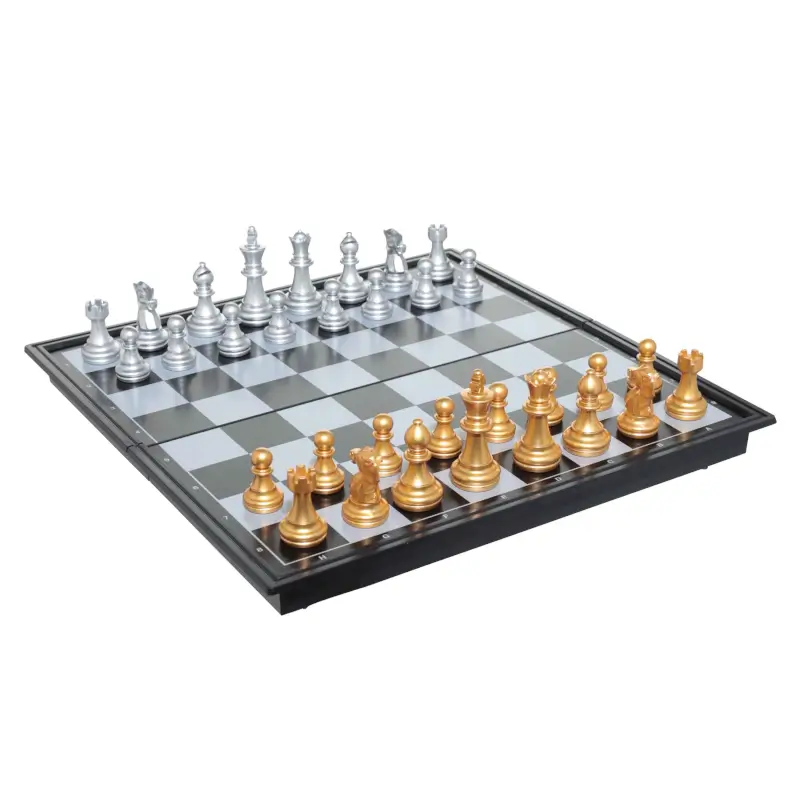 Игра настольная, 25х12 см, шахматы дорожные, пластик, Hobby light ,image-0