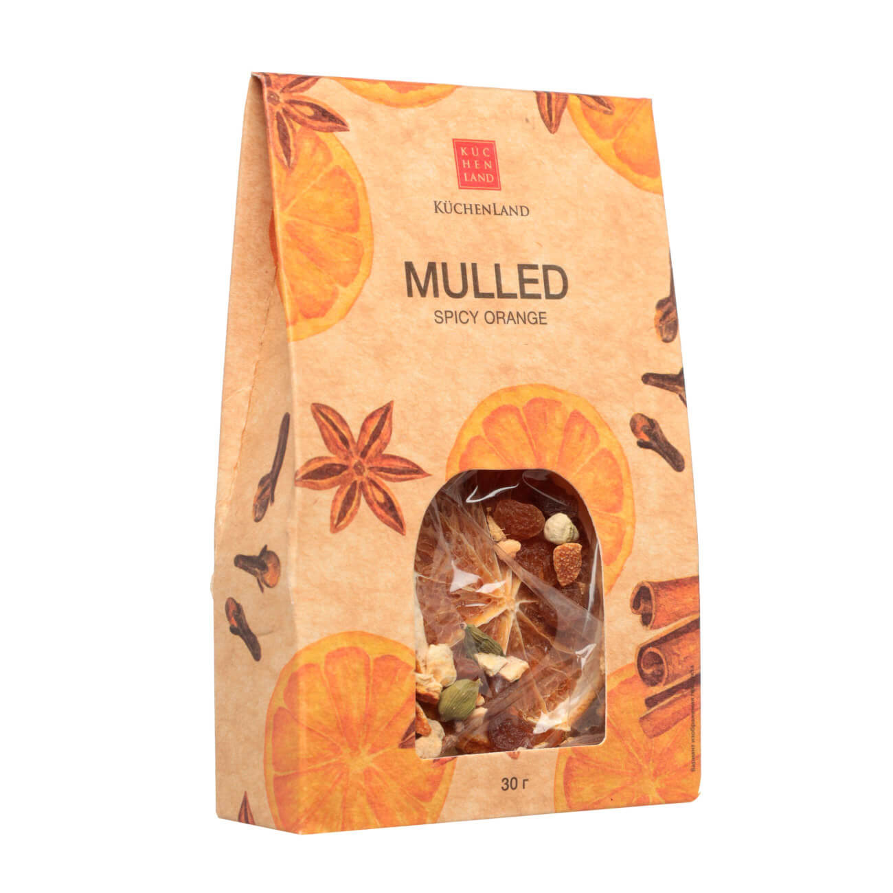 

Смесь для глинтвейна, 30 г, Пряный апельсин, Mulled