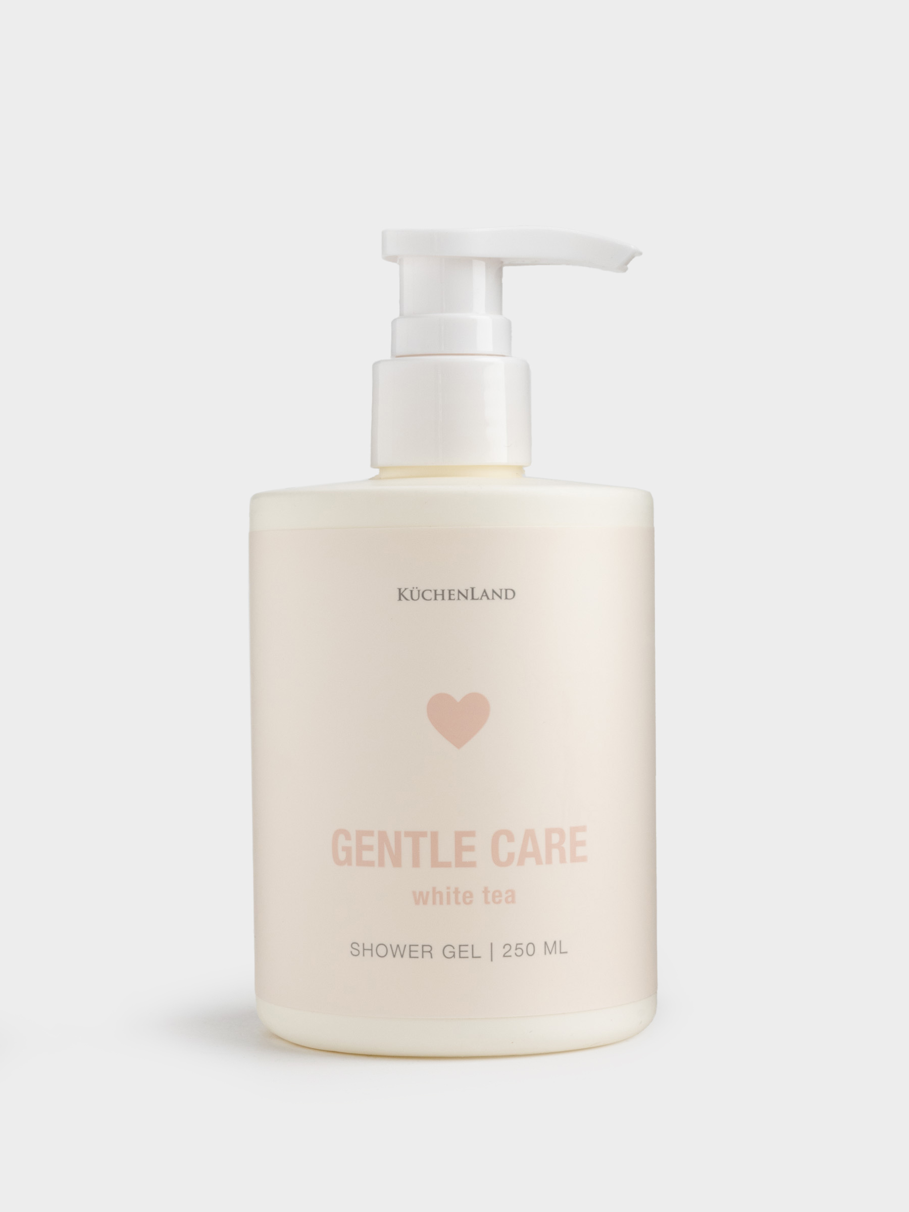 Набор косметический, 2 пр, гель для душа/мочалка для мытья тела, White tea, Gentle care