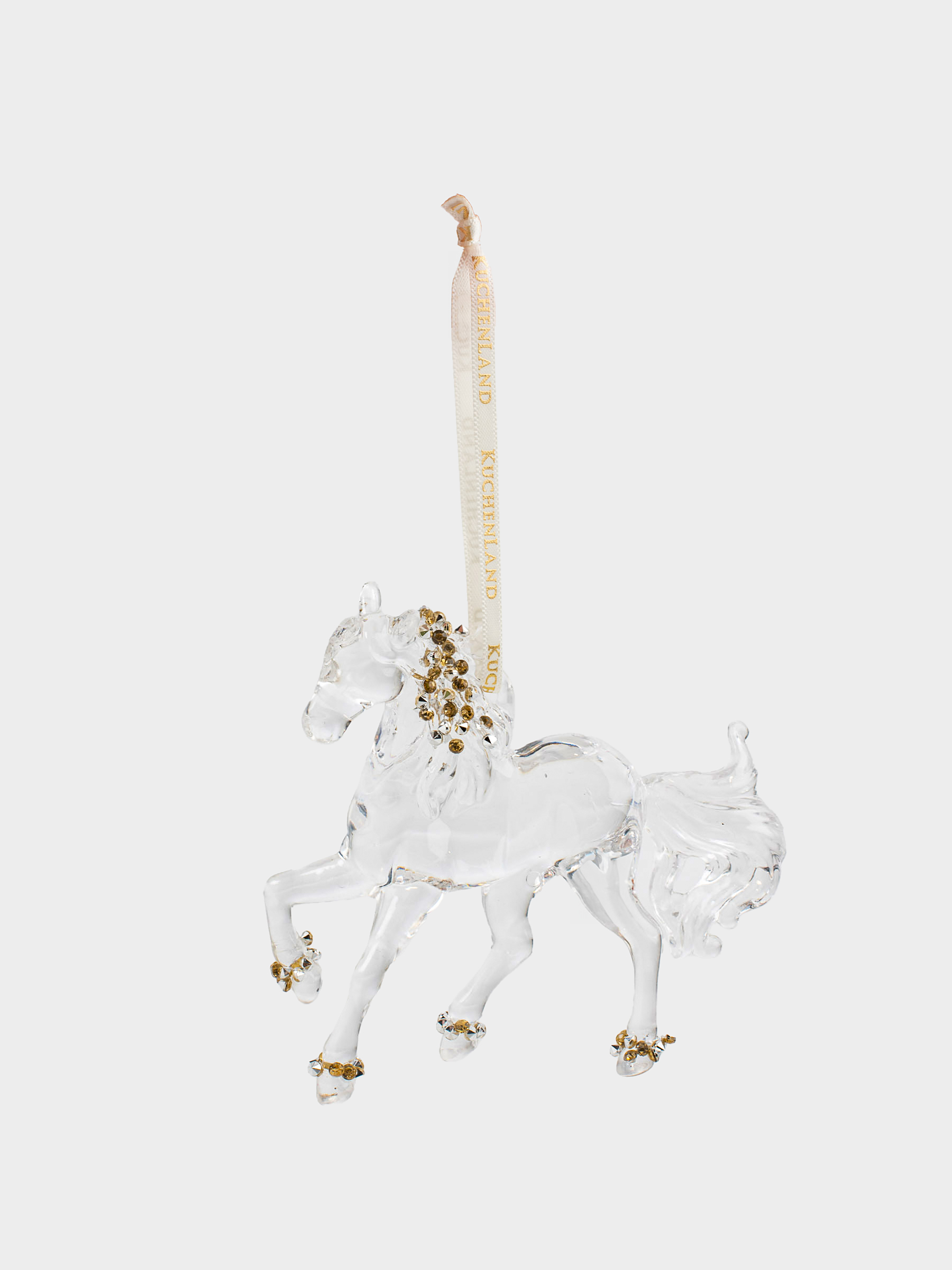 Игрушка елочная, 13 см, акрил, Лошадь, Figure crystal, image-1