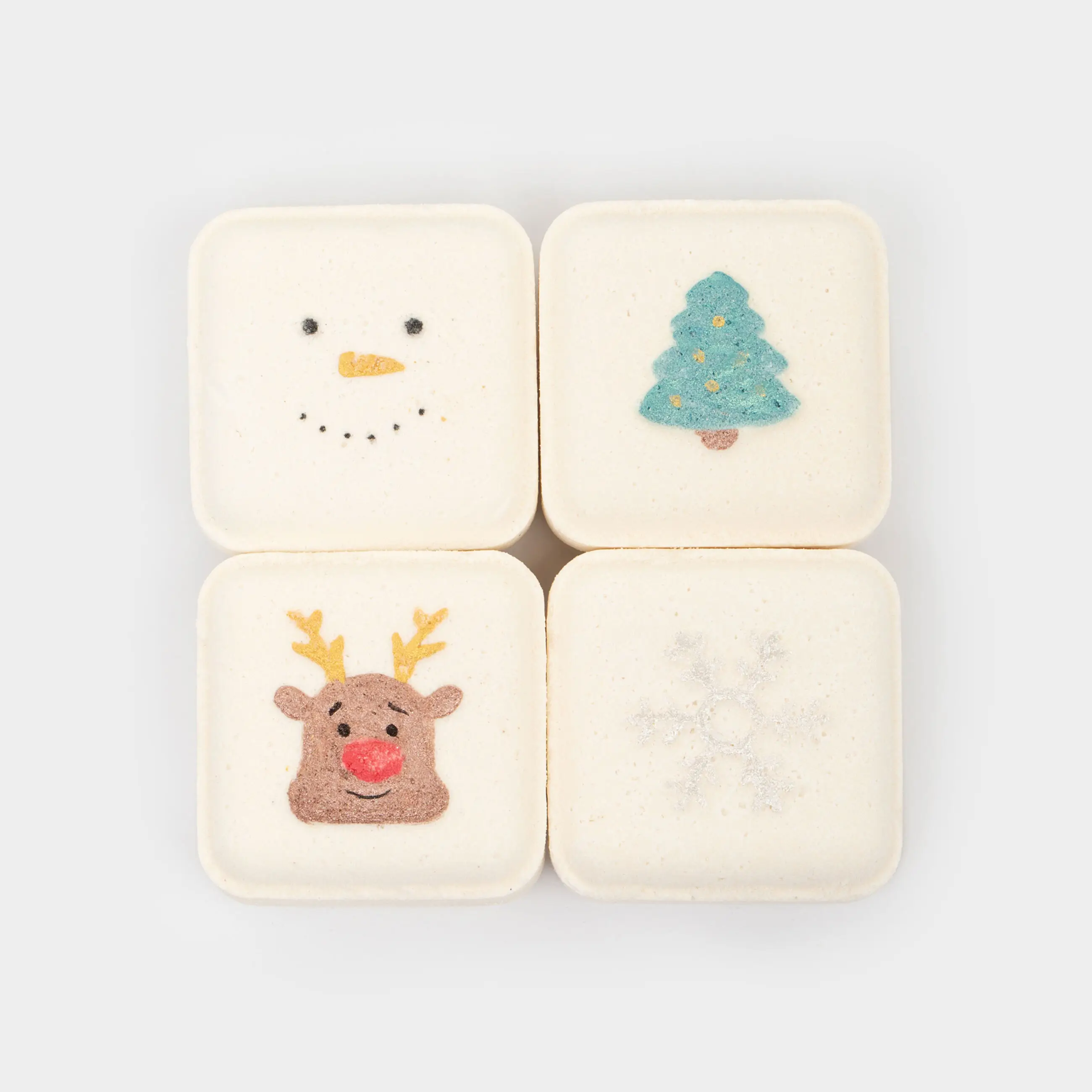 Бомбочка для ванны, 270 гр, 4 шт, в коробке, Кокос и белый шоколад, Body spa