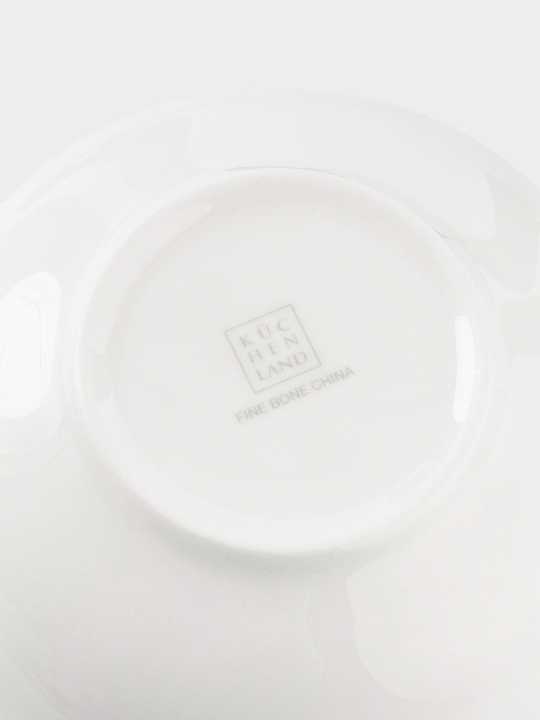 Салатник, 18х8 см, 1,2 л, фарфор F, белый, Ideal silver, image-2