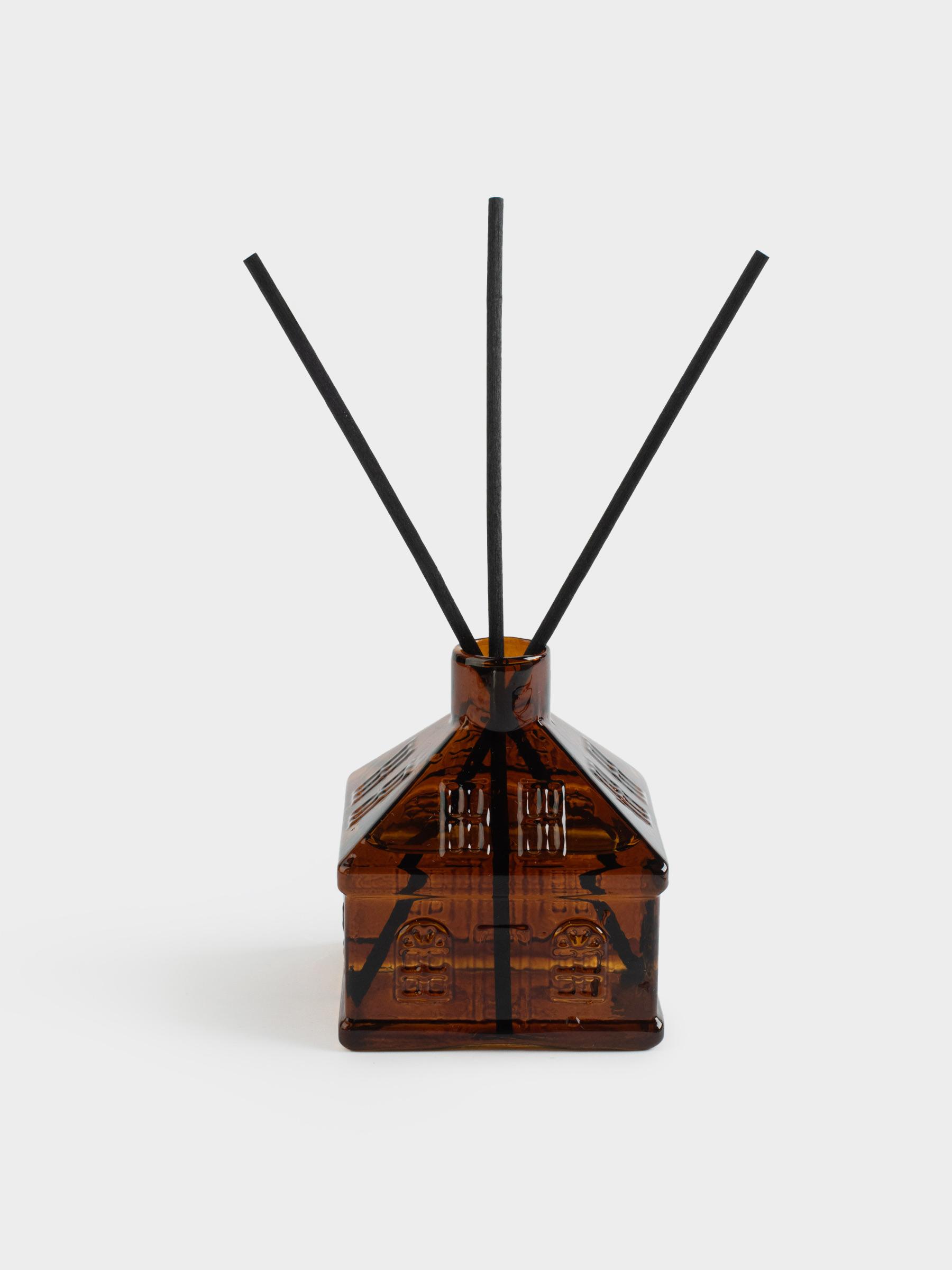 Ароматический диффузор, 100 мл, коричневый, Pine Amber Sugar, Домик, House shape, image-0