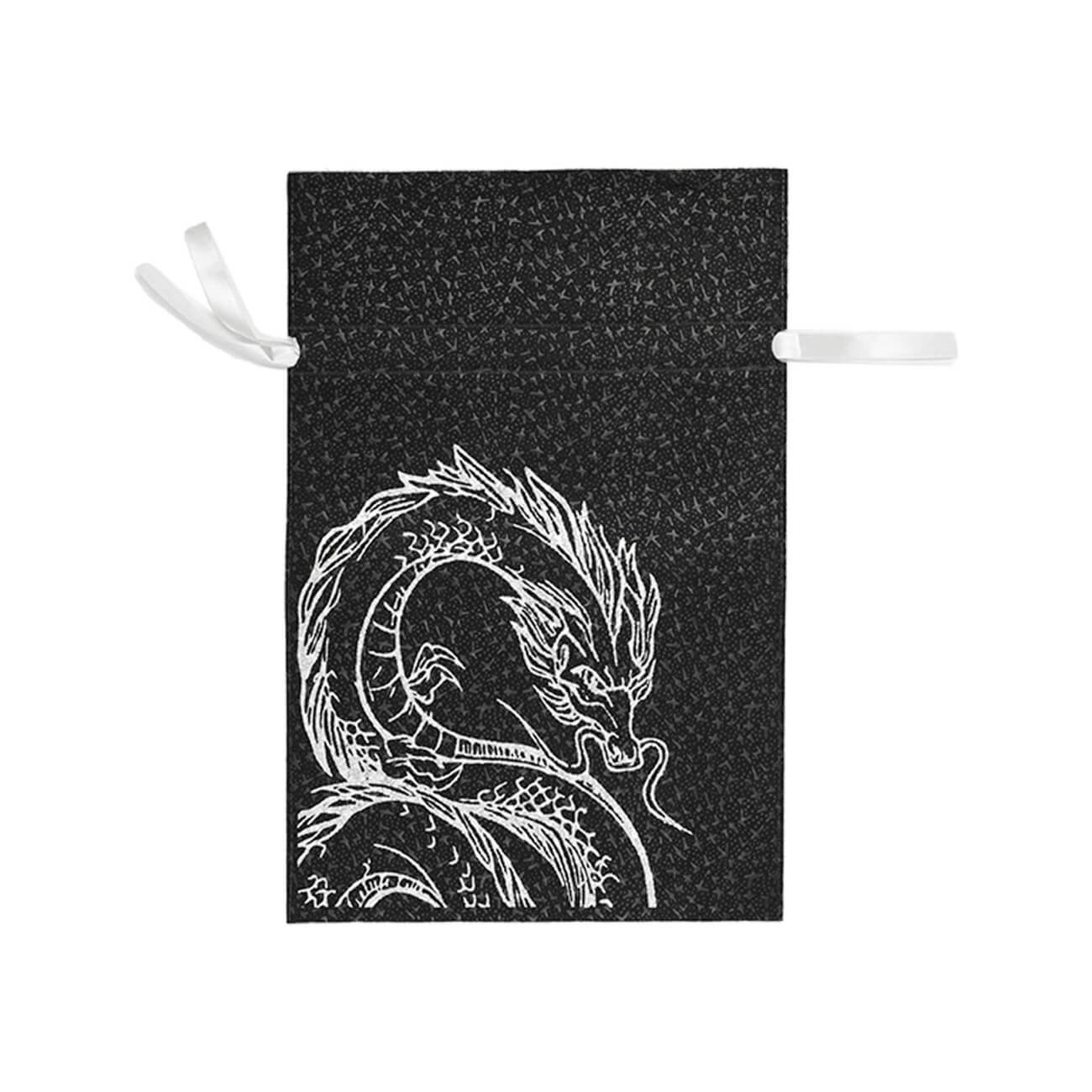 Мешок подарочный, 20х30 см, с завязками, полипропилен, черный, Дракон, Dragon dayron изображение № 1
