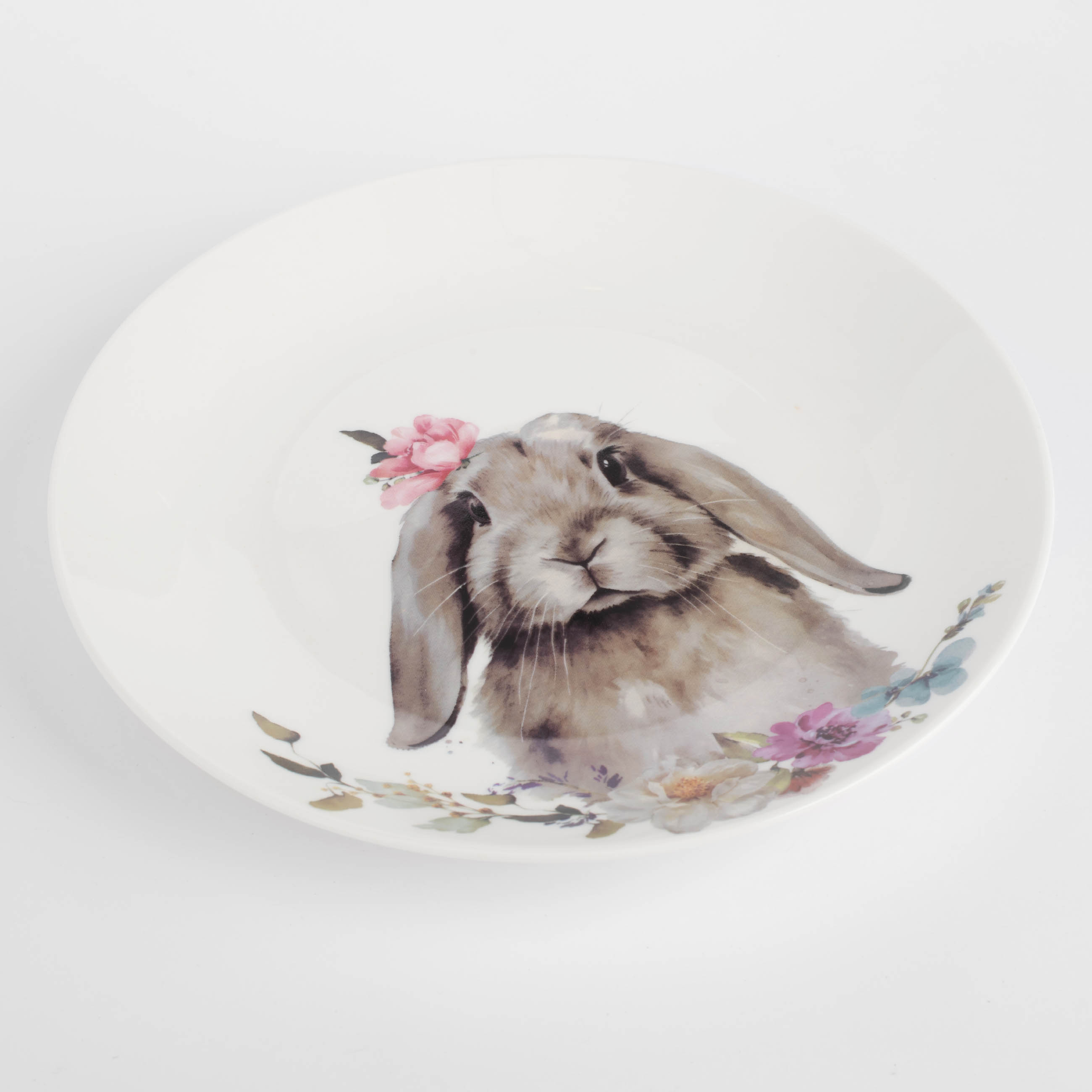 Тарелка закусочная, 23 см, фарфор N, Кролик c цветами, Pure Easter         изображение № 2