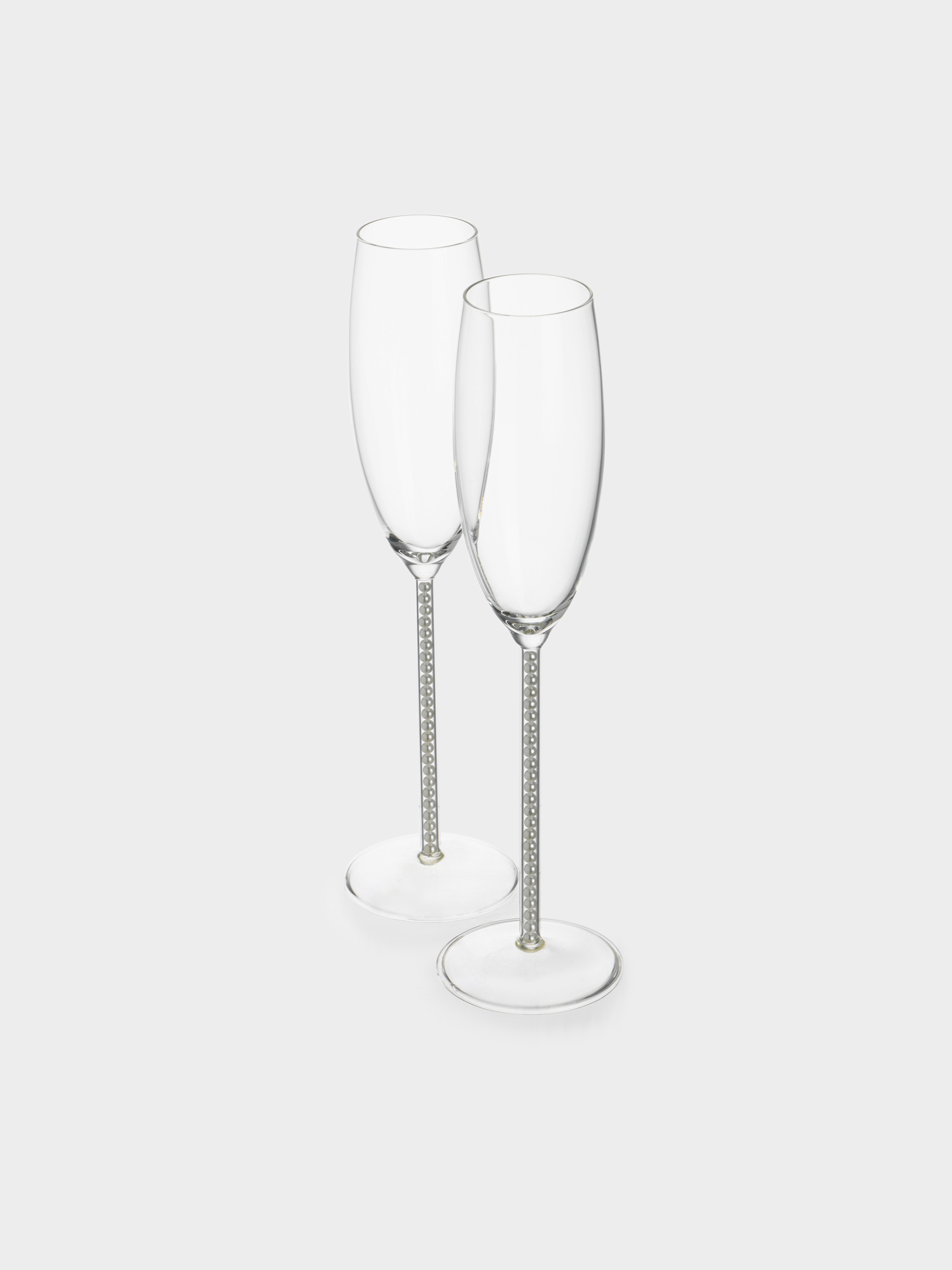 Бокал для шампанского, 200 мл, 2 шт, с жемчужинами, стекло/пластик, Crystal pearl, image-3