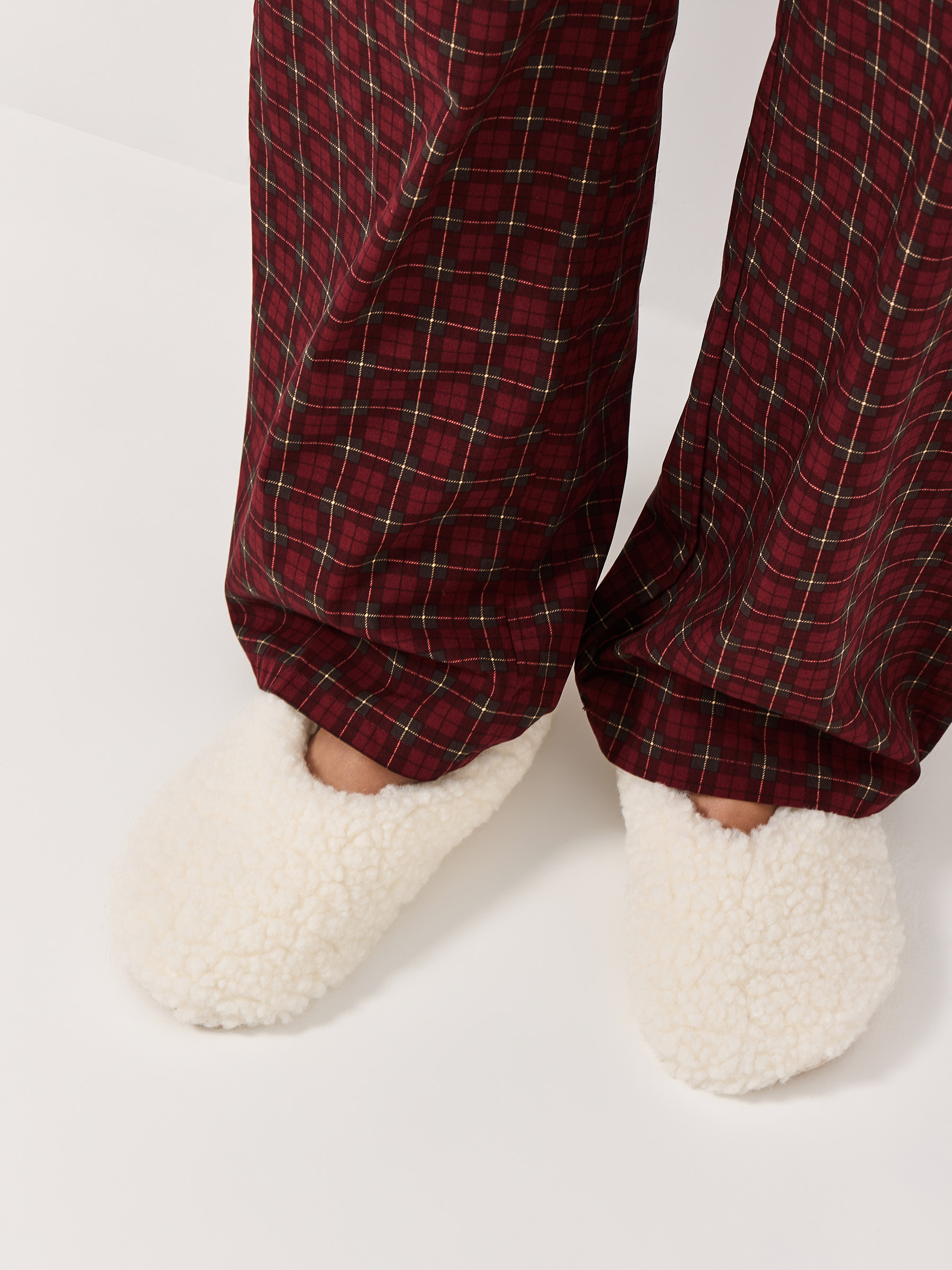 Тапочки-носки домашние, молочные, Cozy plush, image-5