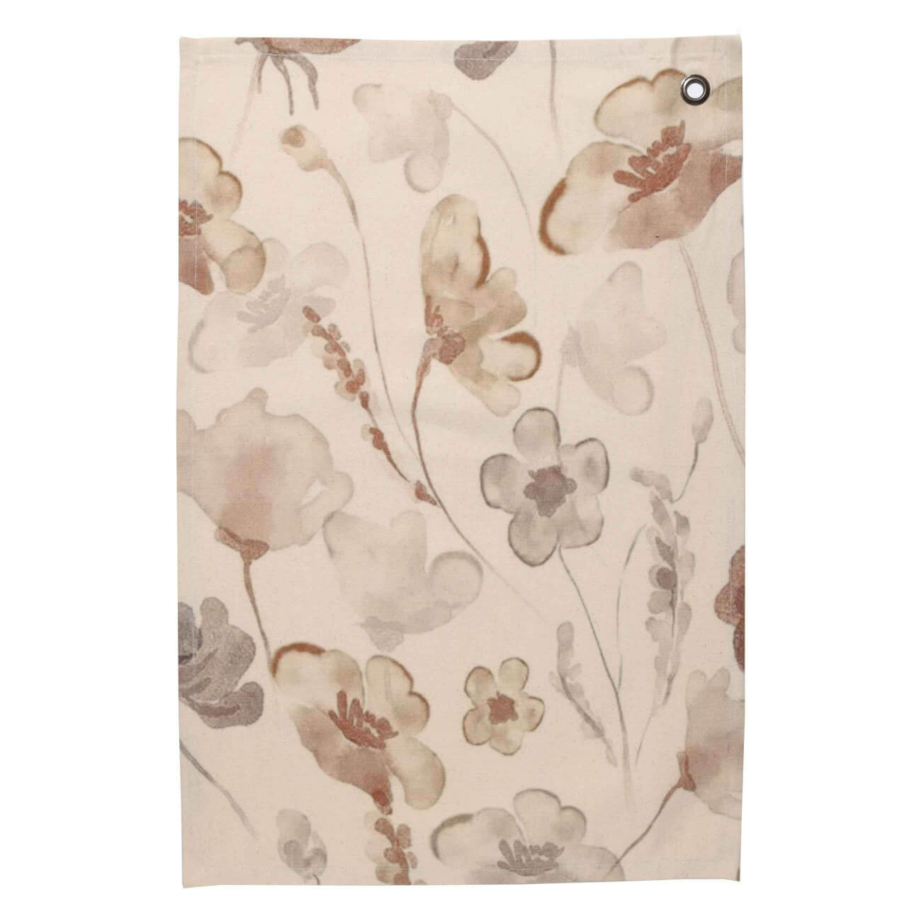 

Полотенце кухонное, 40х60 см, хлопок, бежевое, Маки, Meadow