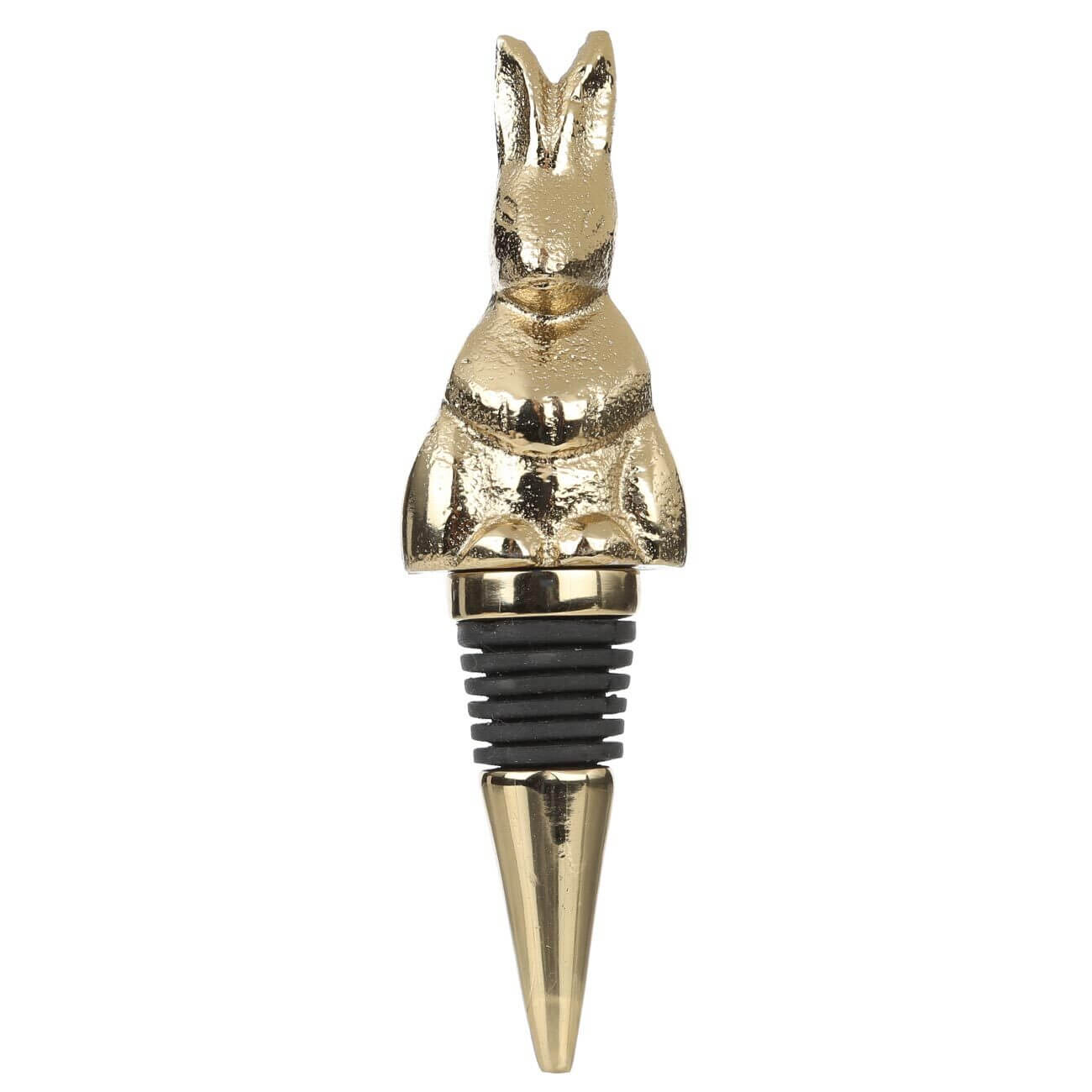 

Пробка для винной бутылки, 13 см, металл, золотистая, Кролик, Rabbit
