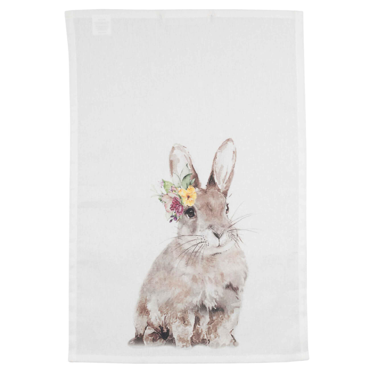 

Полотенце кухонное, 40x60 см, хлопок, белое, Кролик, Natural Easter