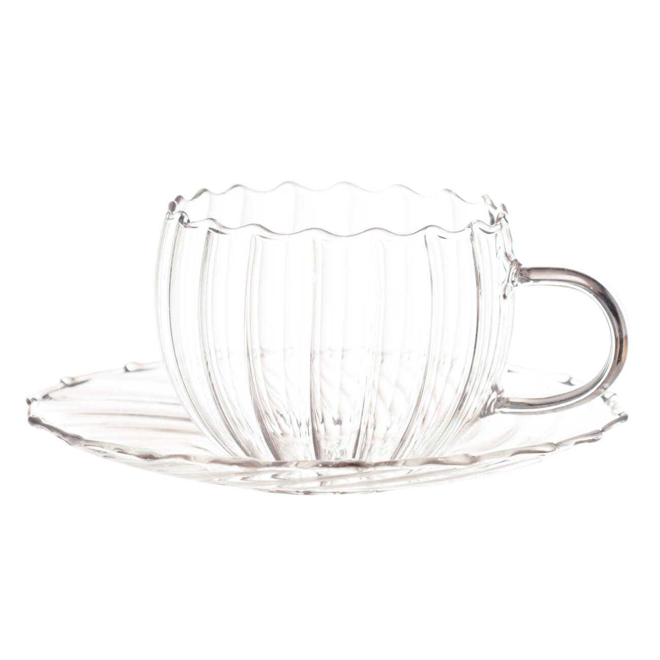 Пара чайная, 1 перс, 2 пр, 360 мл, стекло Б, Camellia чайная ложка vetta
