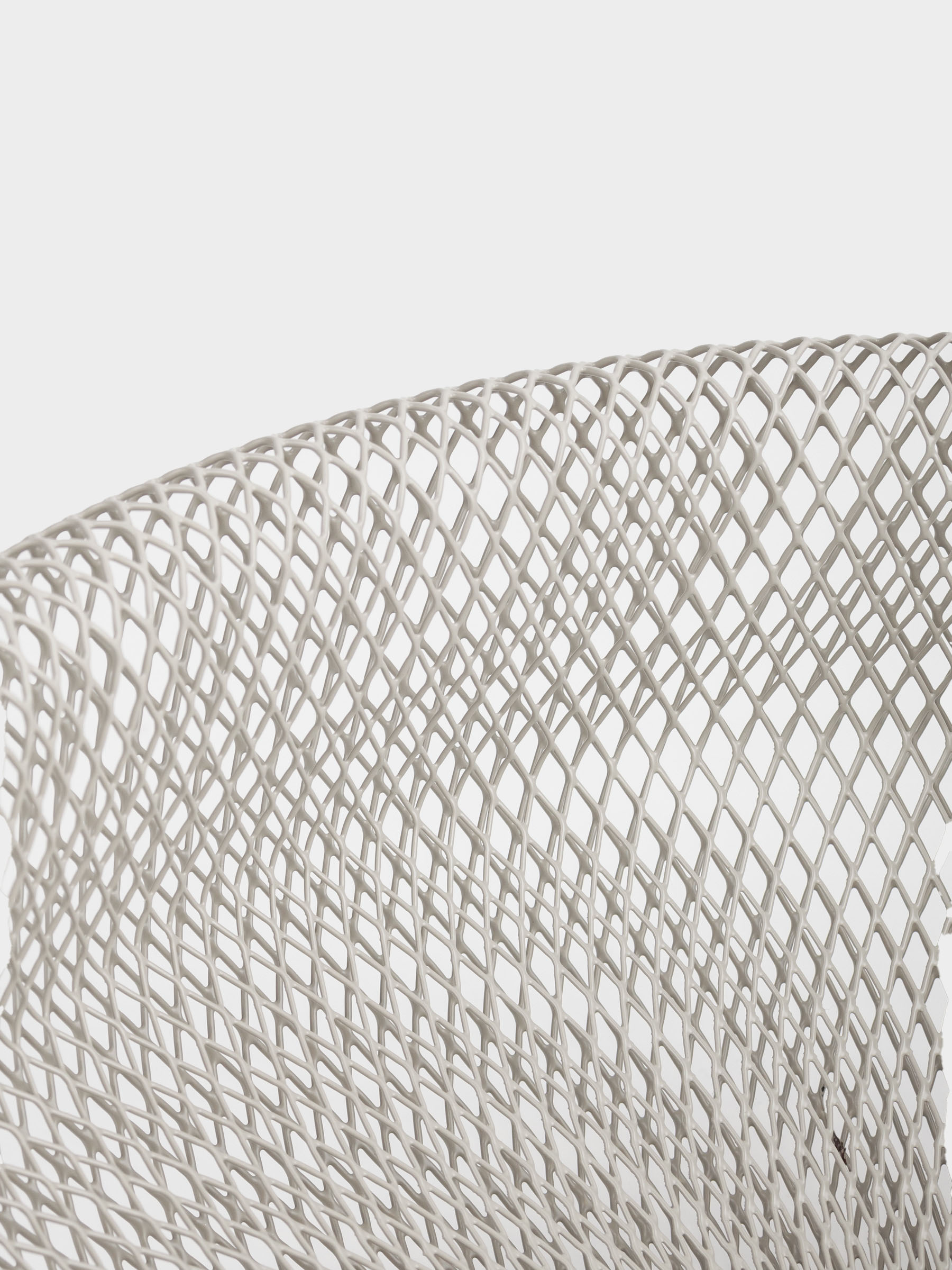 Корзина для фруктов, 29 см, металл, серо-бежевая, Сетка, Dainty twin, image-2