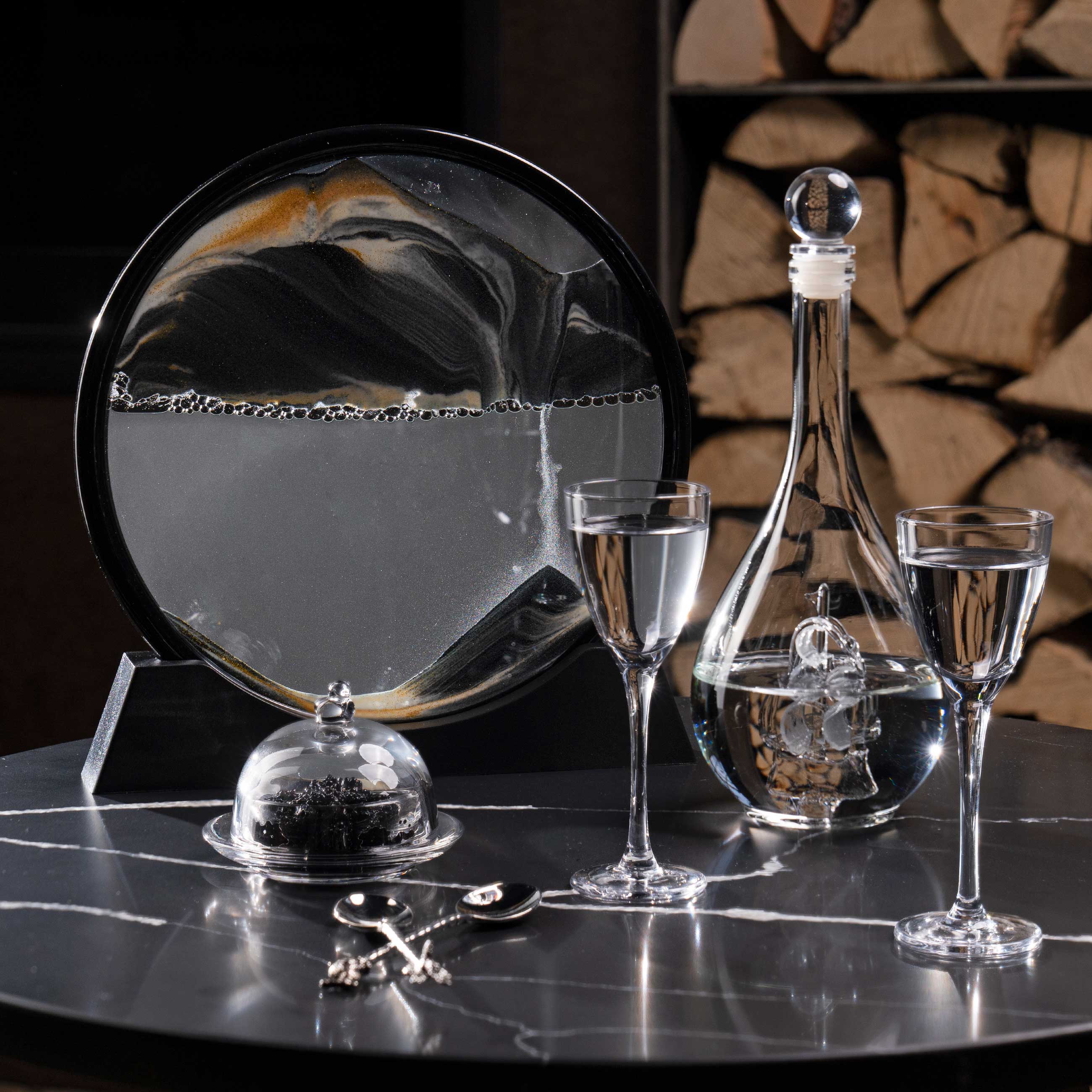 Набор для водки, 2 перс, 3 пр, графин/рюмка, стекло, Корабль, Bar изображение № 7