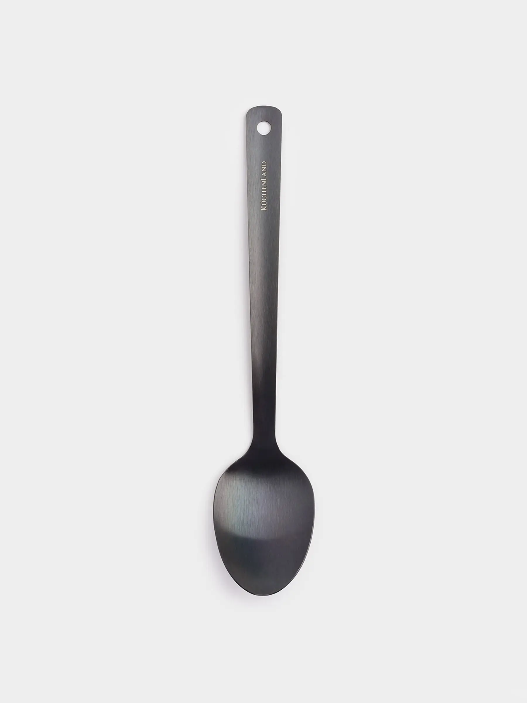 Ложка сервировочная, 34 см, сталь, темно-серая, Titanium