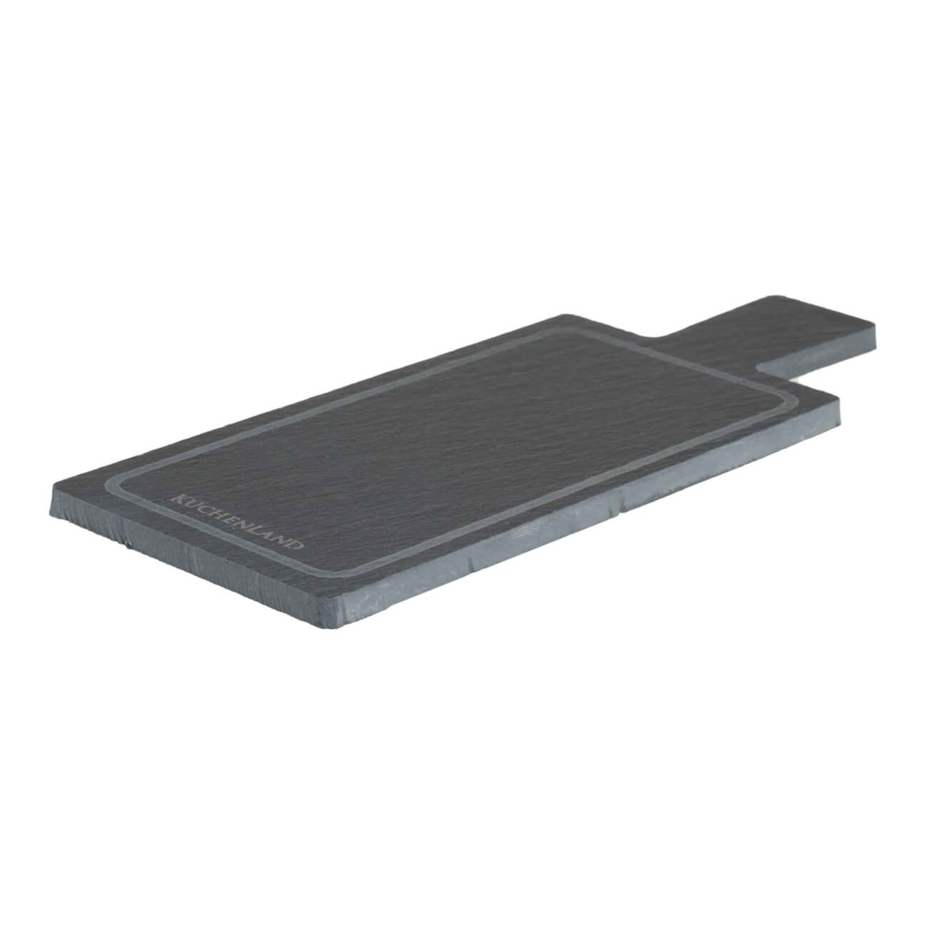 

Блюдо сервировочное, 22x9 см, с ручкой, прямоугольное, сланец, Slate