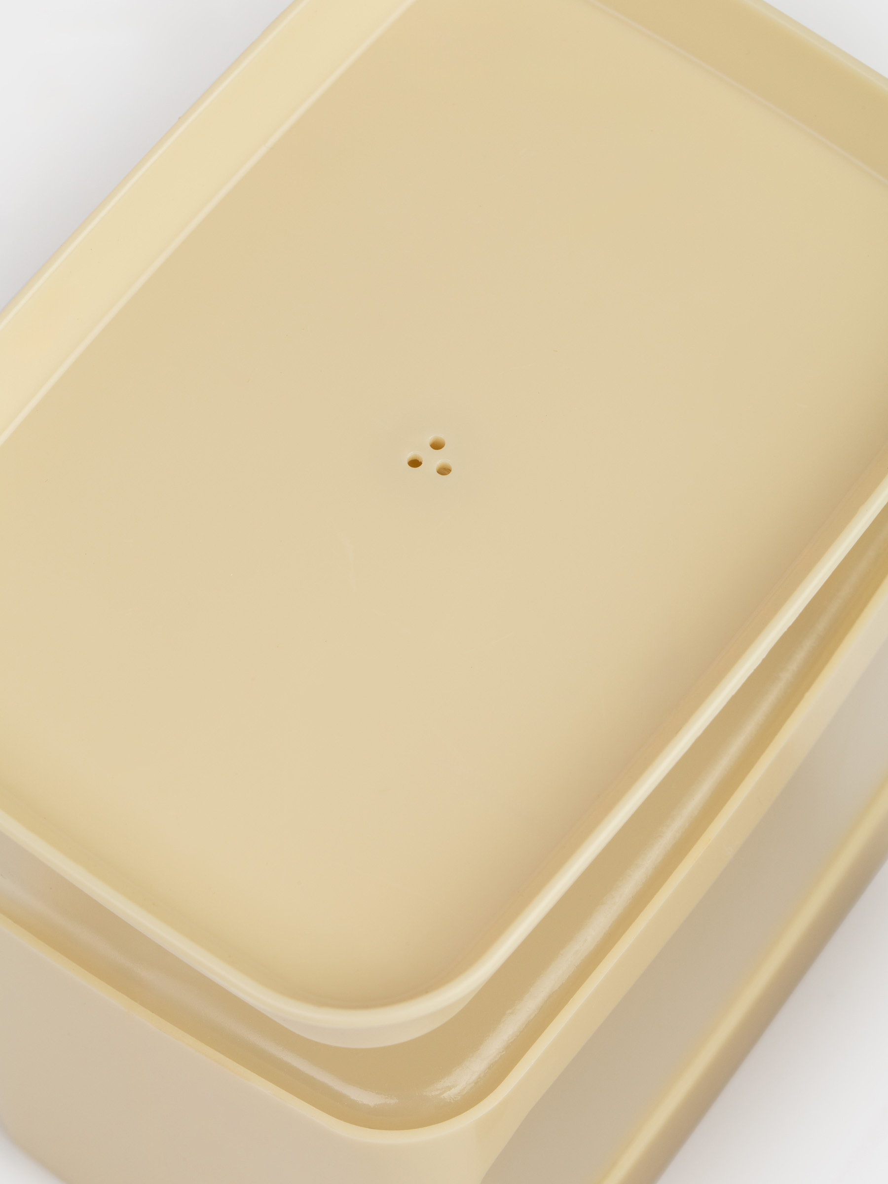 Диспенсер для моющего средства, 680 мл, с губкой, платформа, пластик, молочный, Keeping, image-2