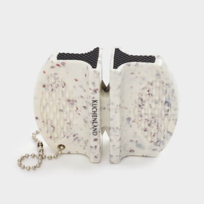 Точило для ножей, 7 см, пластик/сталь, молочное, Accessories ,image-0