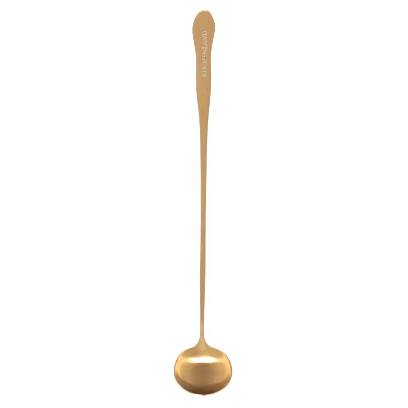 Ложка для специй, 24 см, сталь, золотистая, Classic gold ,image-0