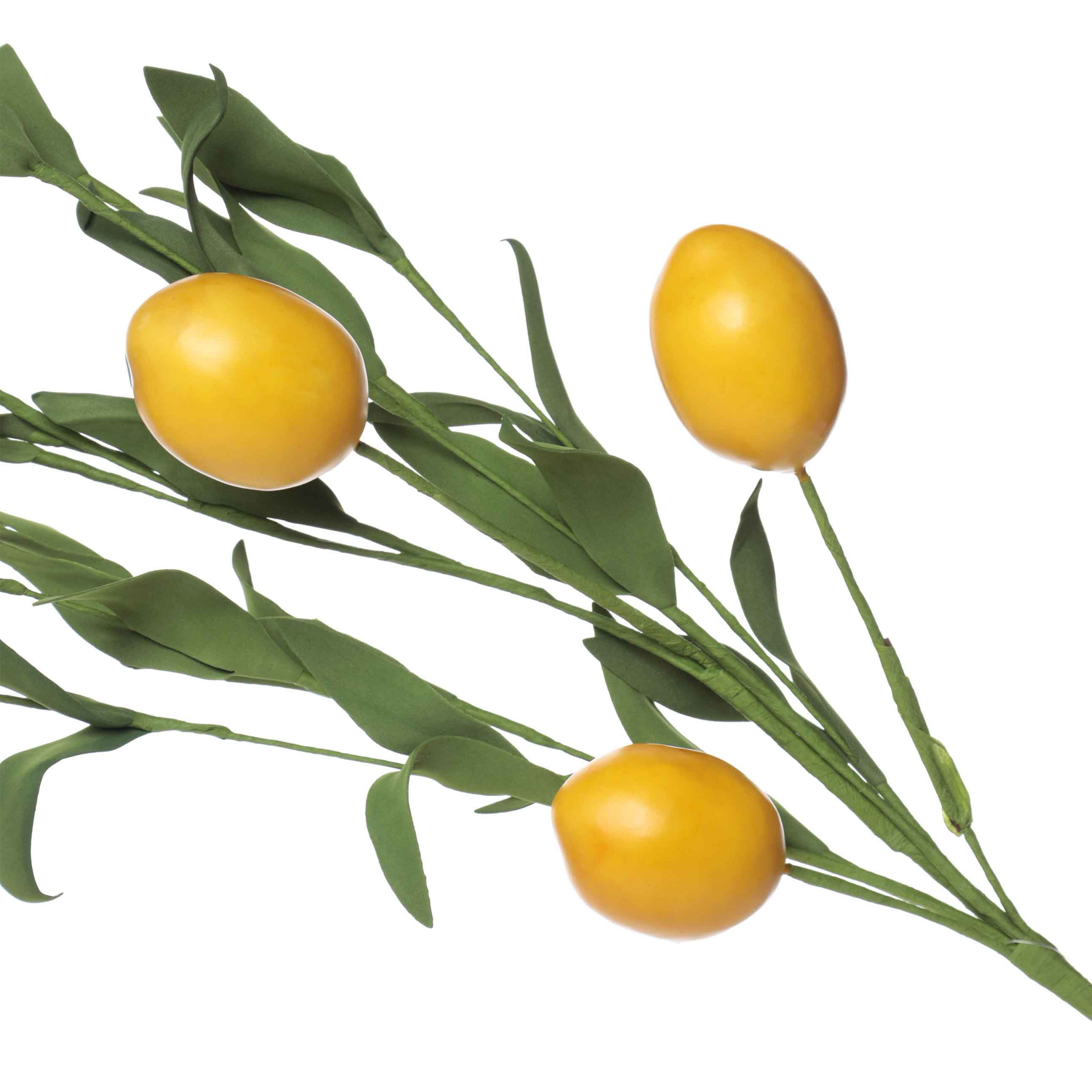 Ветка декоративная, 73 см, ЭВА/пенопласт, Лимоны, Sicily in bloom изображение № 2