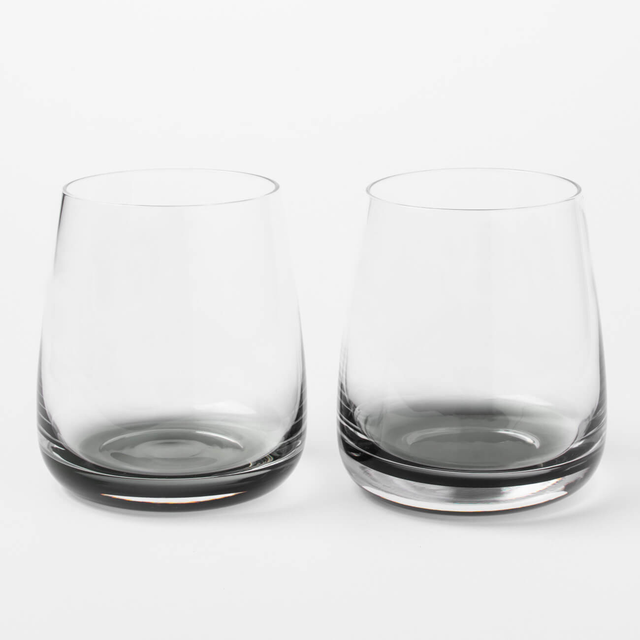 Стакан для виски, 360 мл, 2 шт, стекло, серый градиент, Stone color изображение № 1