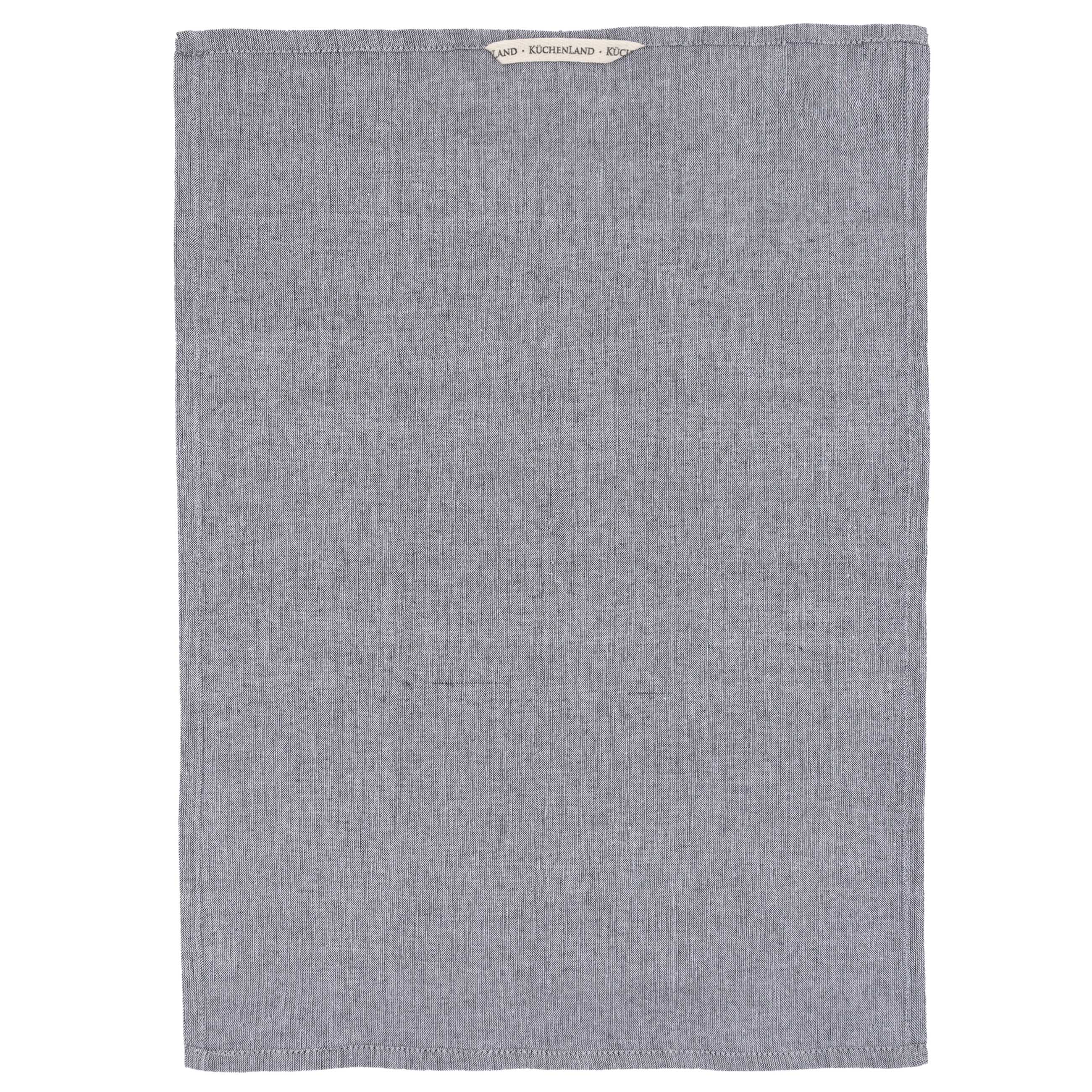 Полотенце кухонное, 40х60 см, хлопок, серый меланж, Melange grey изображение № 2
