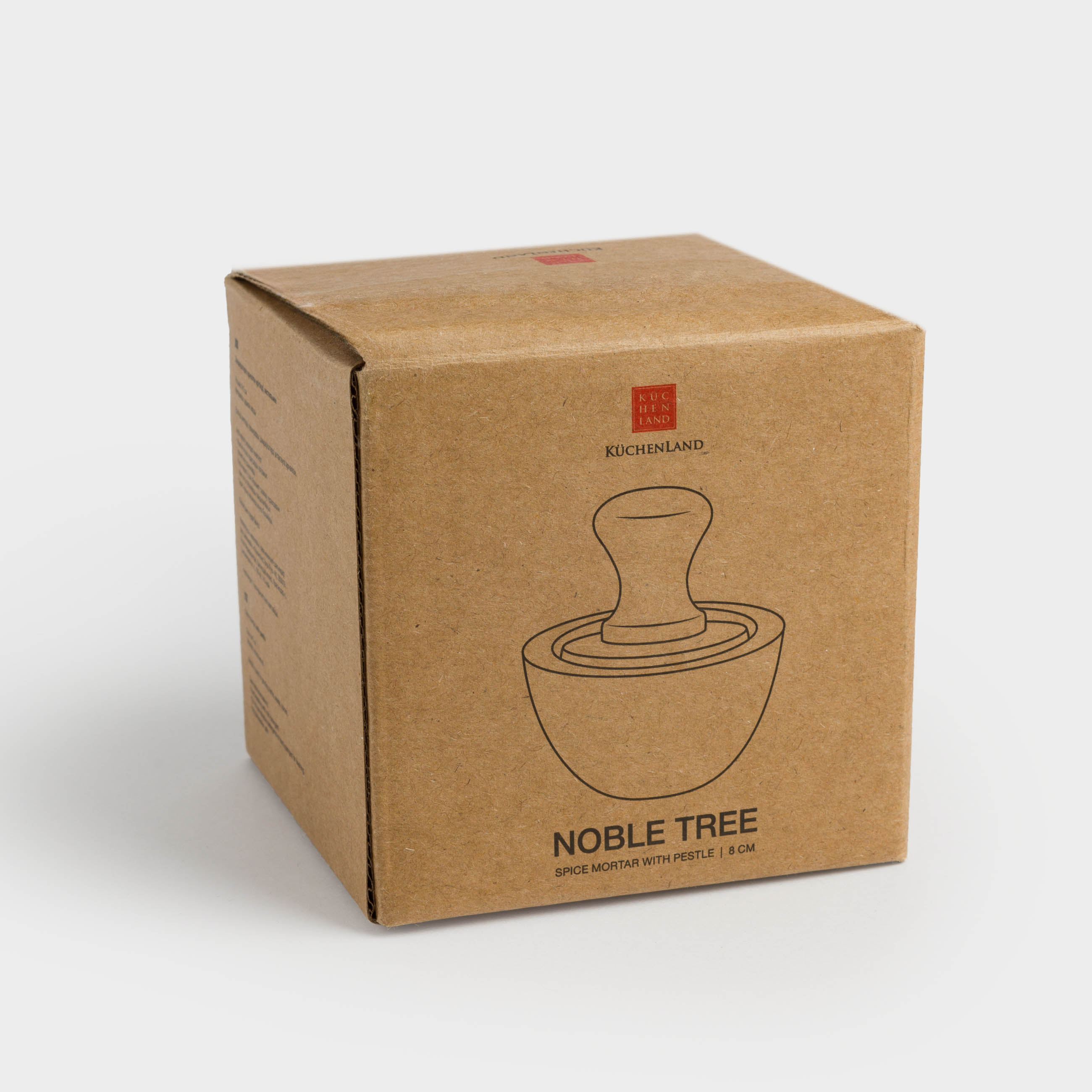 Ступка для специй, 8x5 см, с пестиком, дерево, Noble tree, image-5