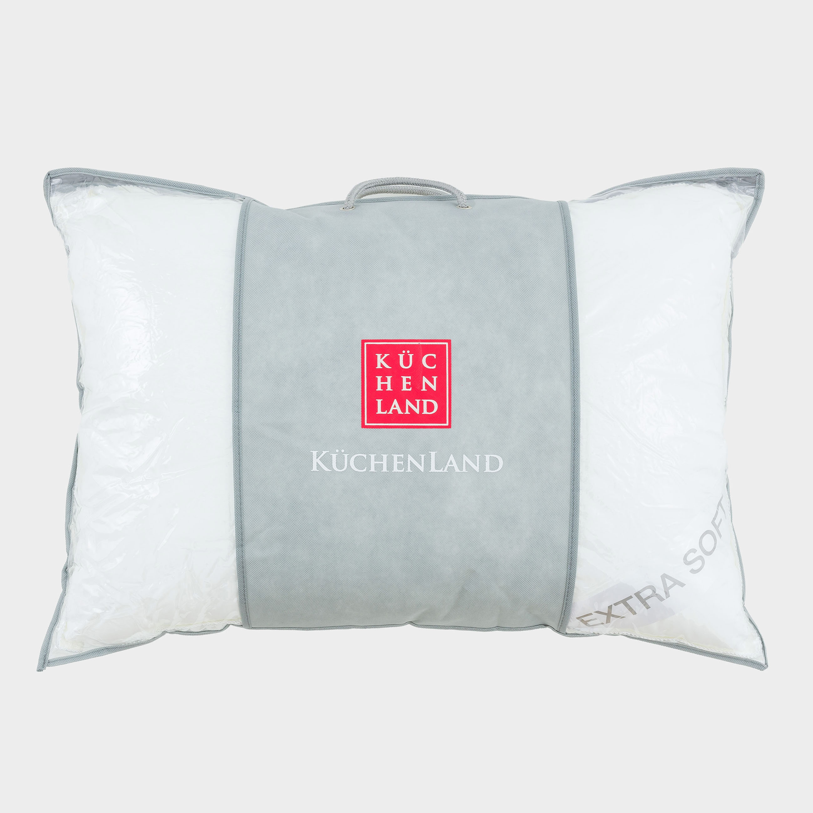 Подушка, 50х70 см, холлофайбер/сатин, Extra soft, image-5