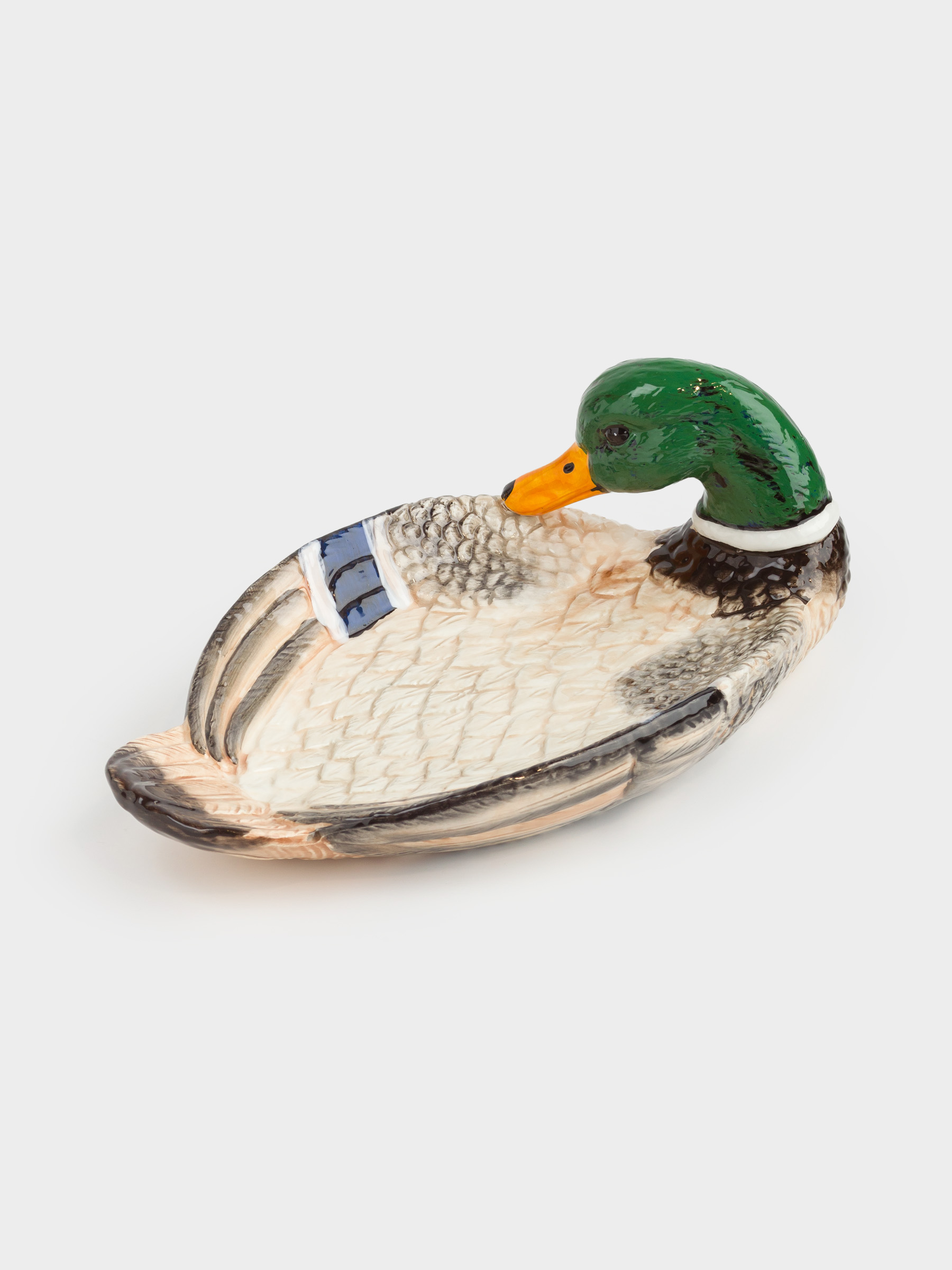Блюдо, 32х19 см, керамика, Селезень, Duck, image-0