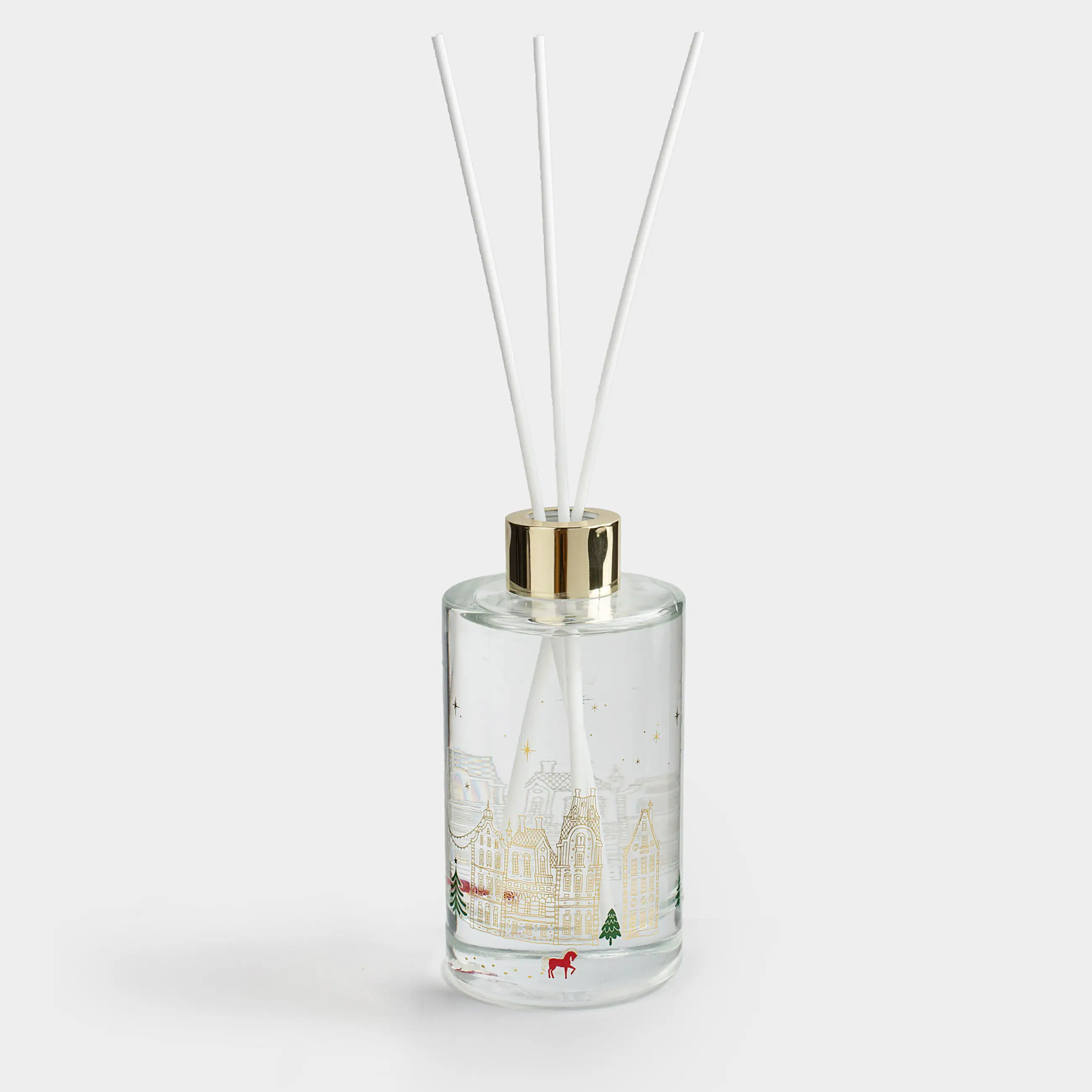Ароматический диффузор, 200 мл, Аромат, Домики с лошадкой, Snow sparks
