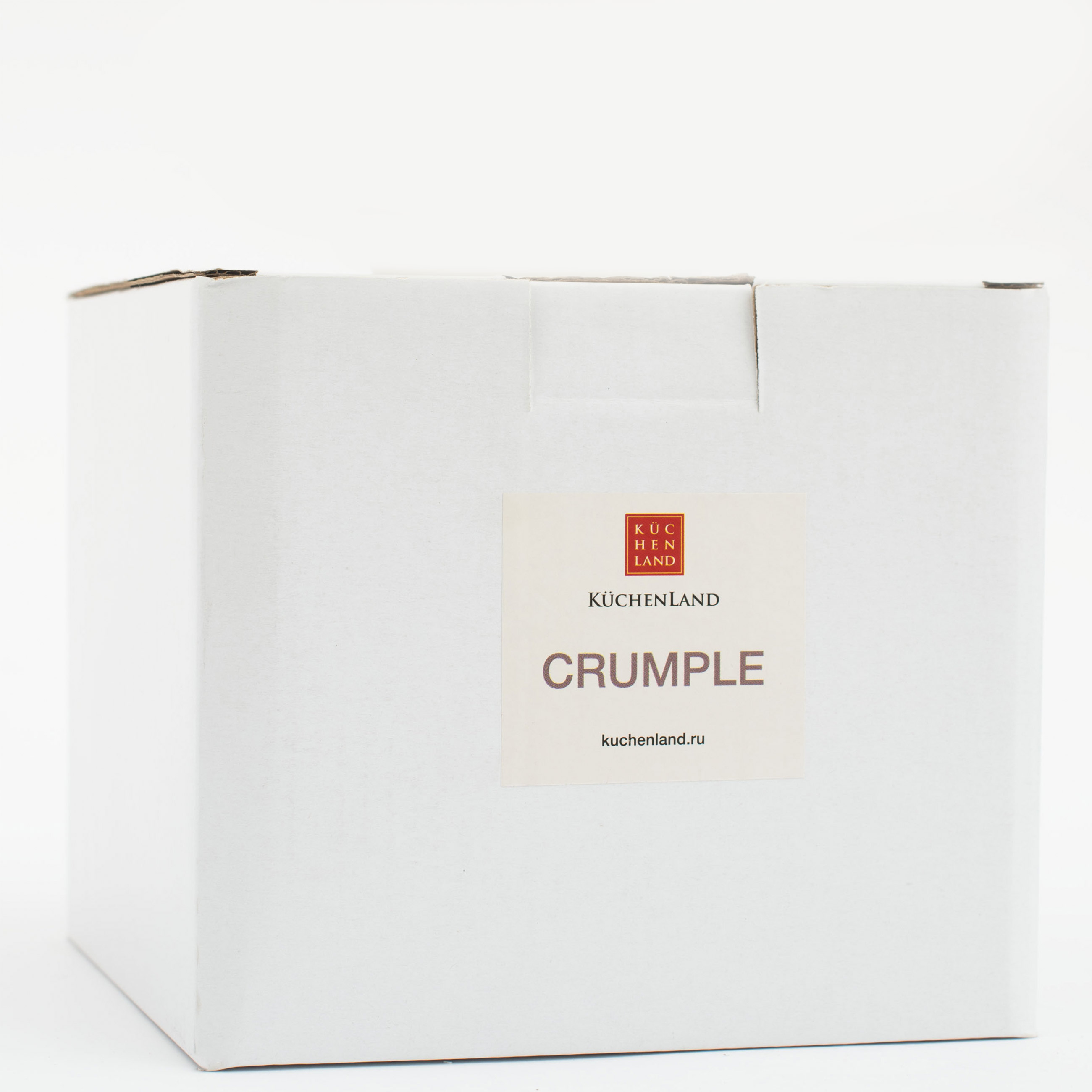 Кружка, 400 мл, фарфор P, с золотистым кантом, Мятый эффект, Crumple gold