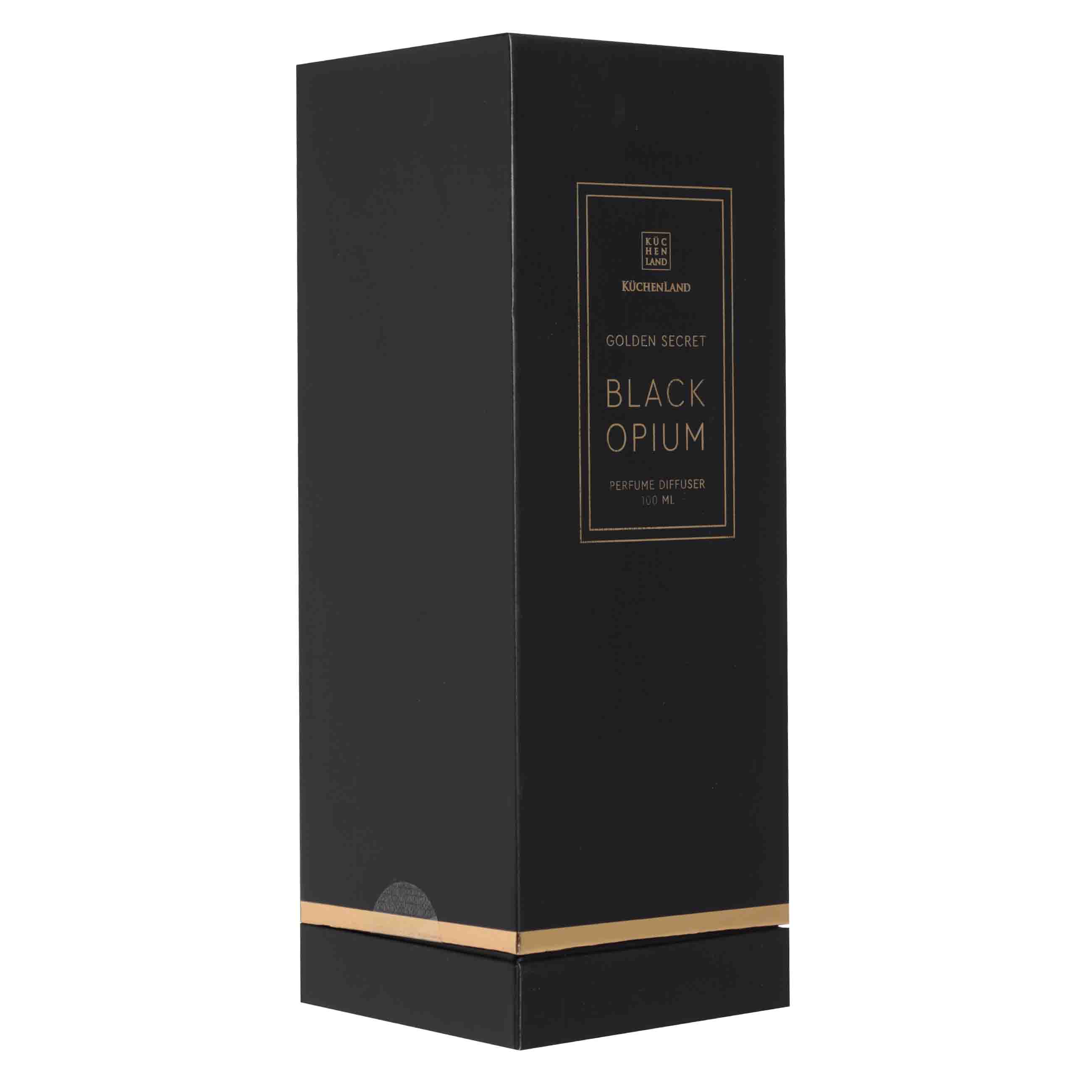 Ароматический диффузор, 100 мл, золотистый, Black Opium, Golden secret, image-2