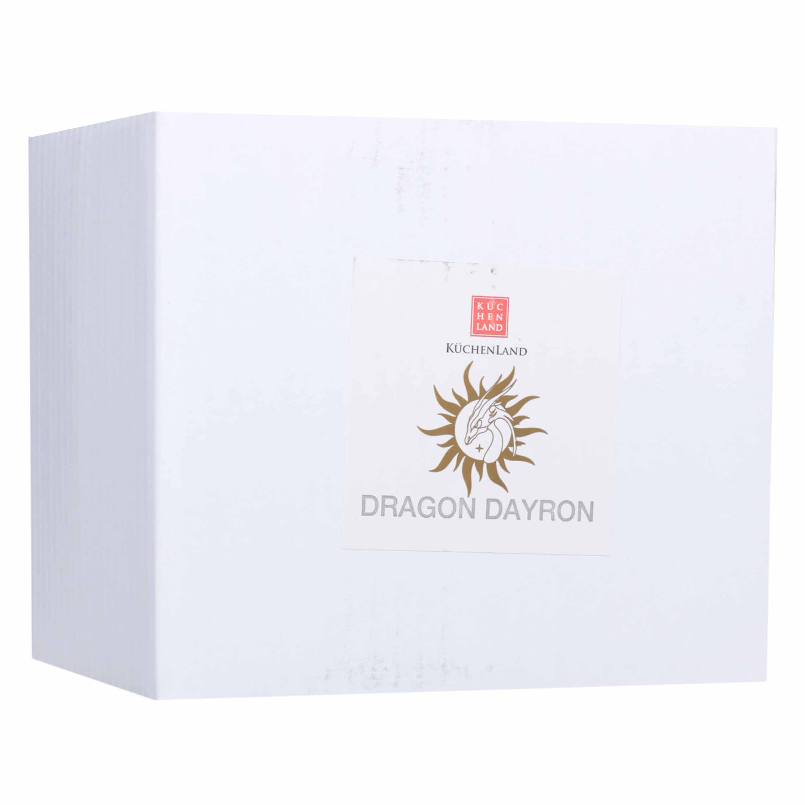 Кружка, 350 мл, фарфор N, молочно-золотистая, Дракон в солнце, Dragon leinor изображение № 4