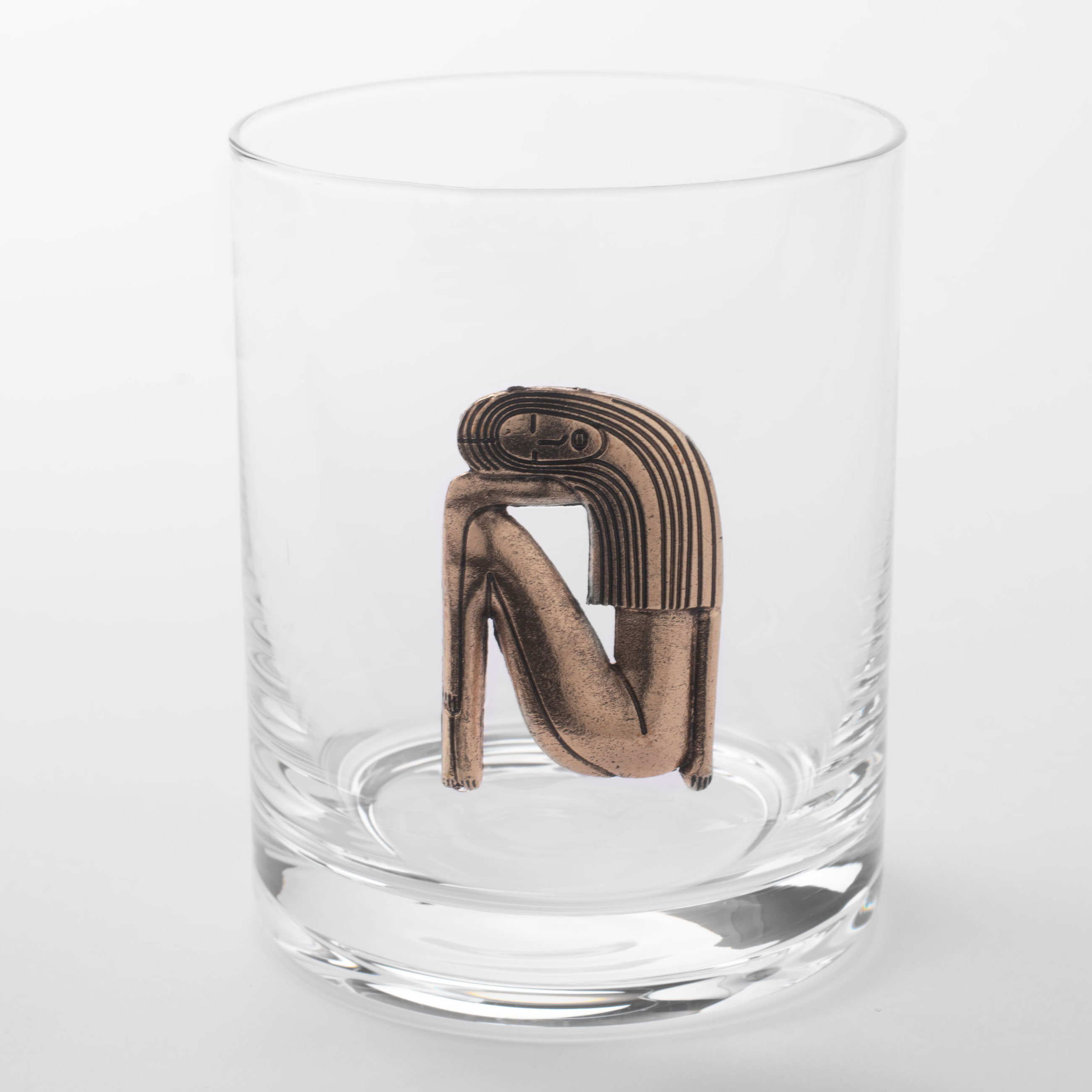 Стакан для виски 10 см 340 мл стеклометалл золотистый Дева Zodiac 799₽