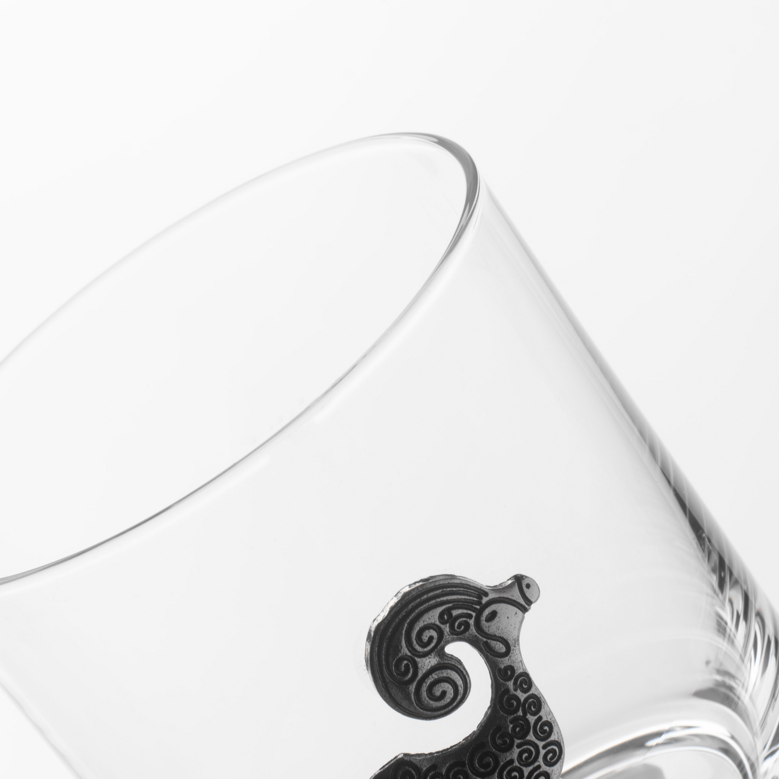 Стакан для виски, 10 см, 340 мл, стекло/металл, серебристый, Овен, Zodiac изображение № 4