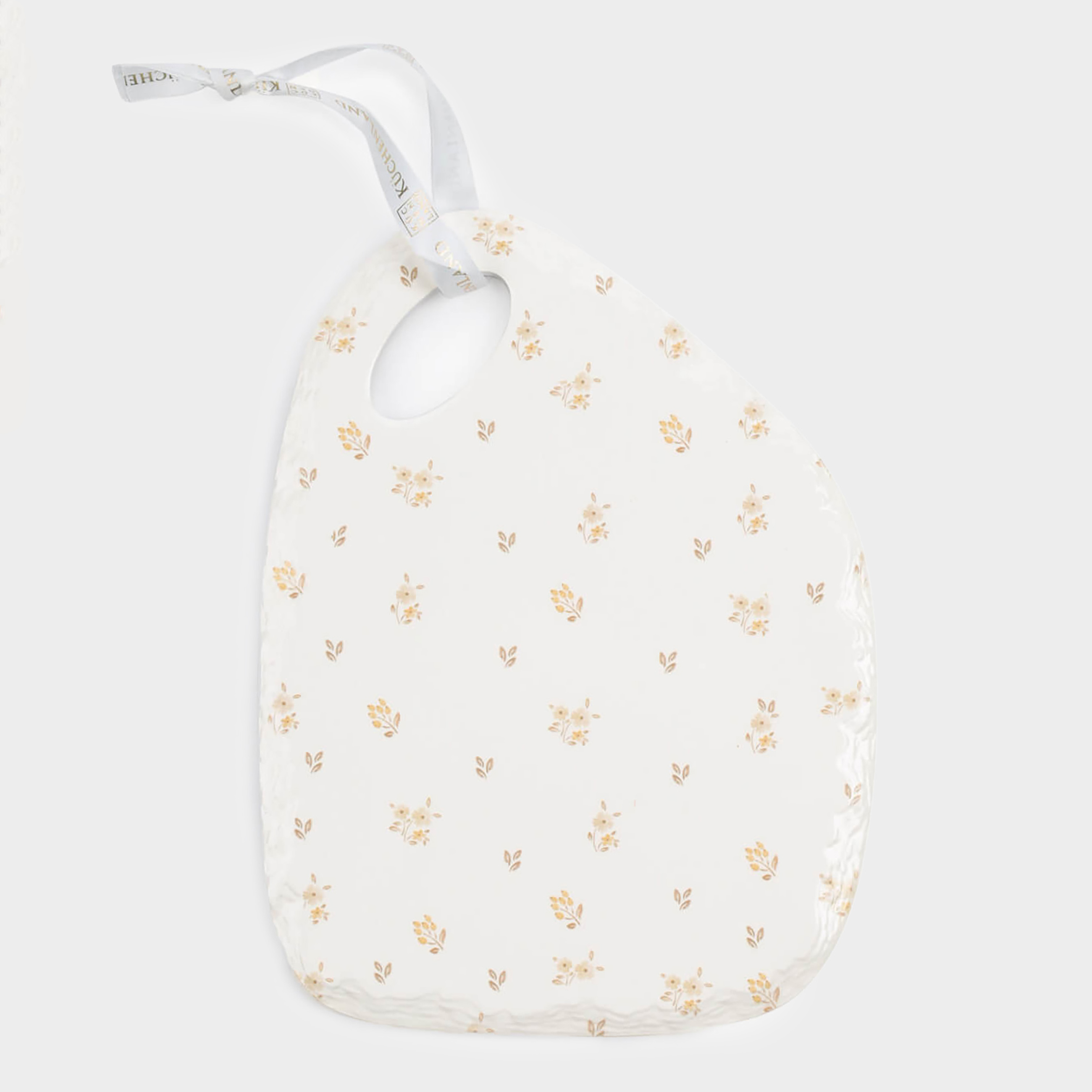 Подставка под горячее 18x24 см керамикапробка молочная Винтажные цветы La flore 699₽