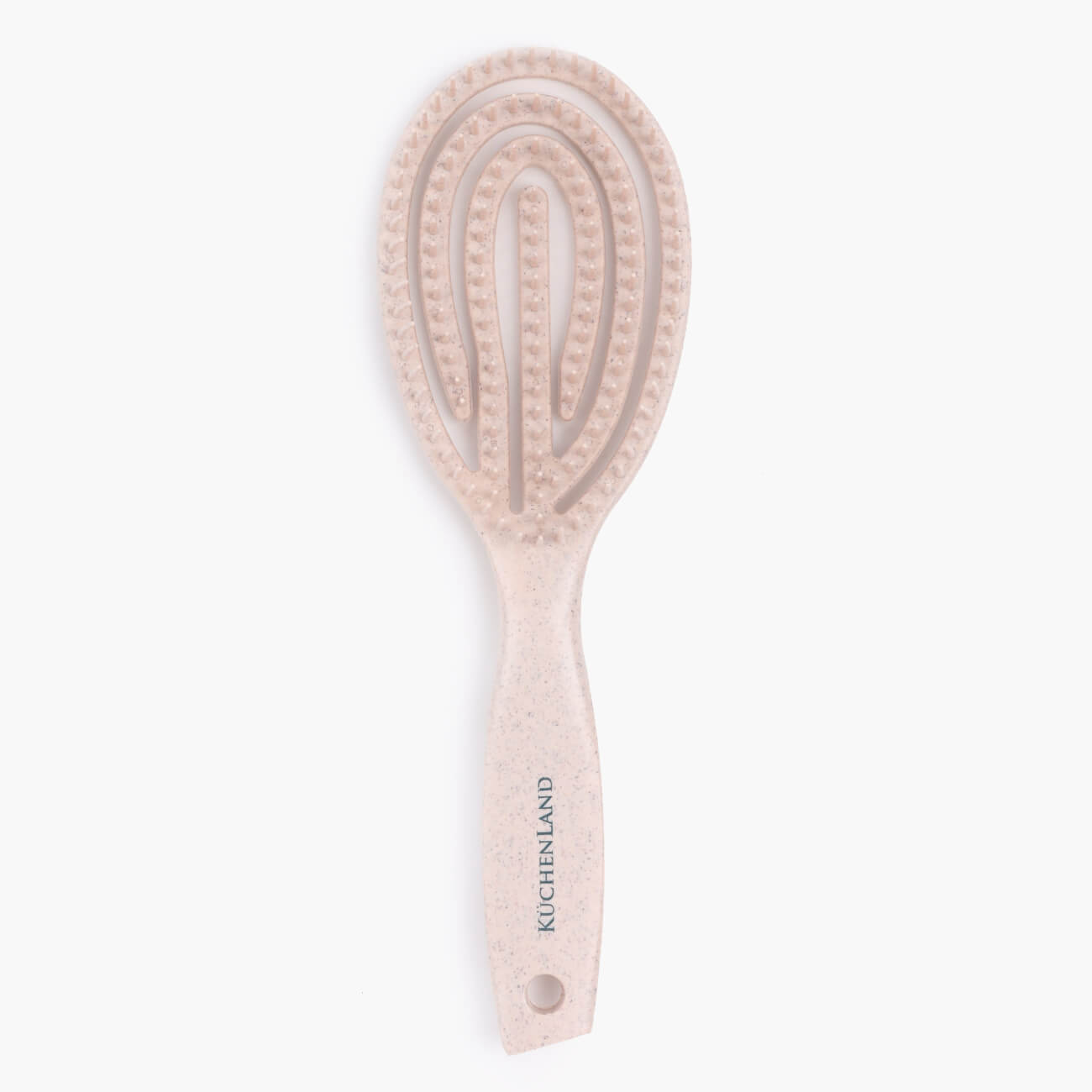 Расческа массажная для волос, 23 см, растительное волокно/полипропилен, бежевая, Zipo