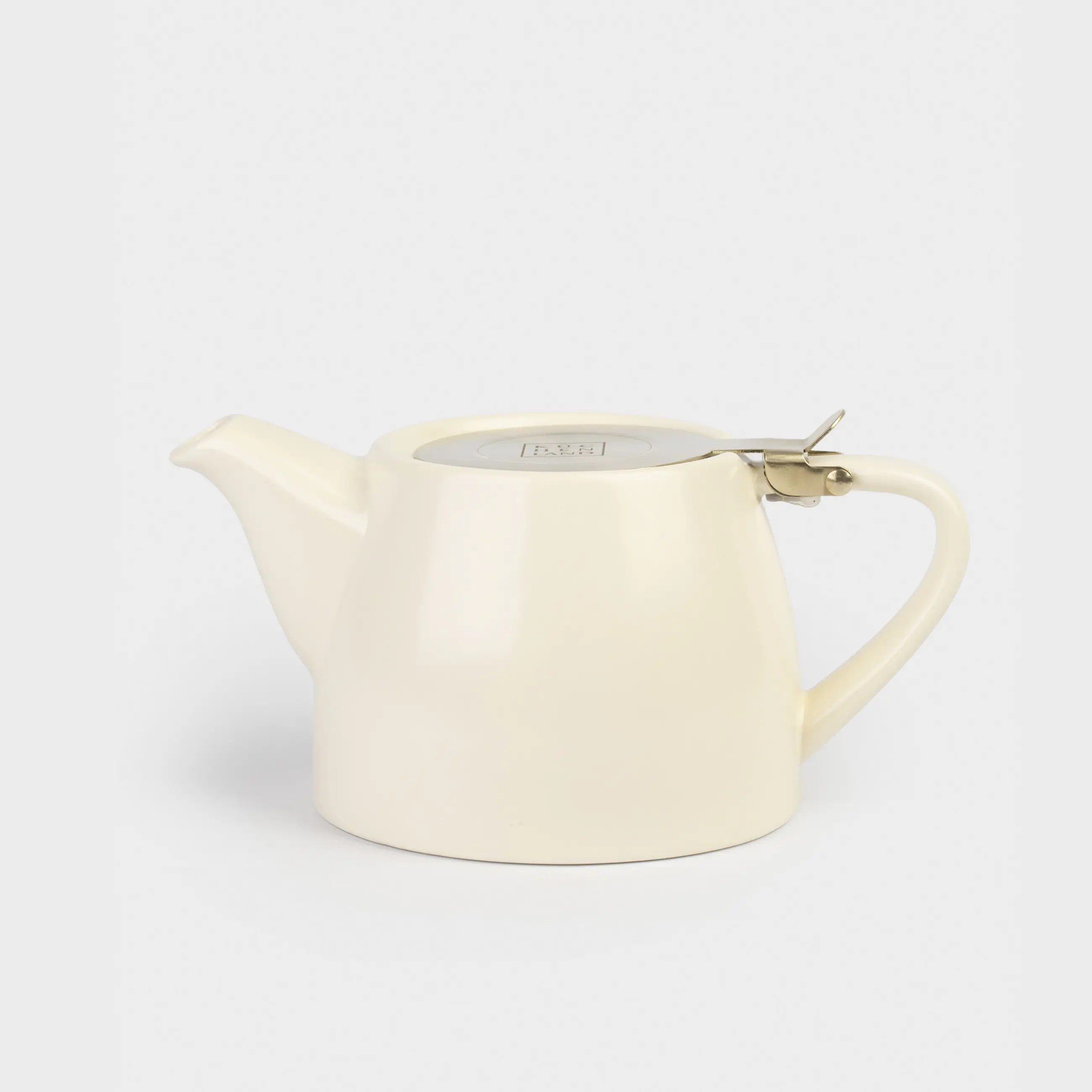 Чайник заварочный, 500 мл, керамика/сталь, молочно-золотистый, Kettle ceramo