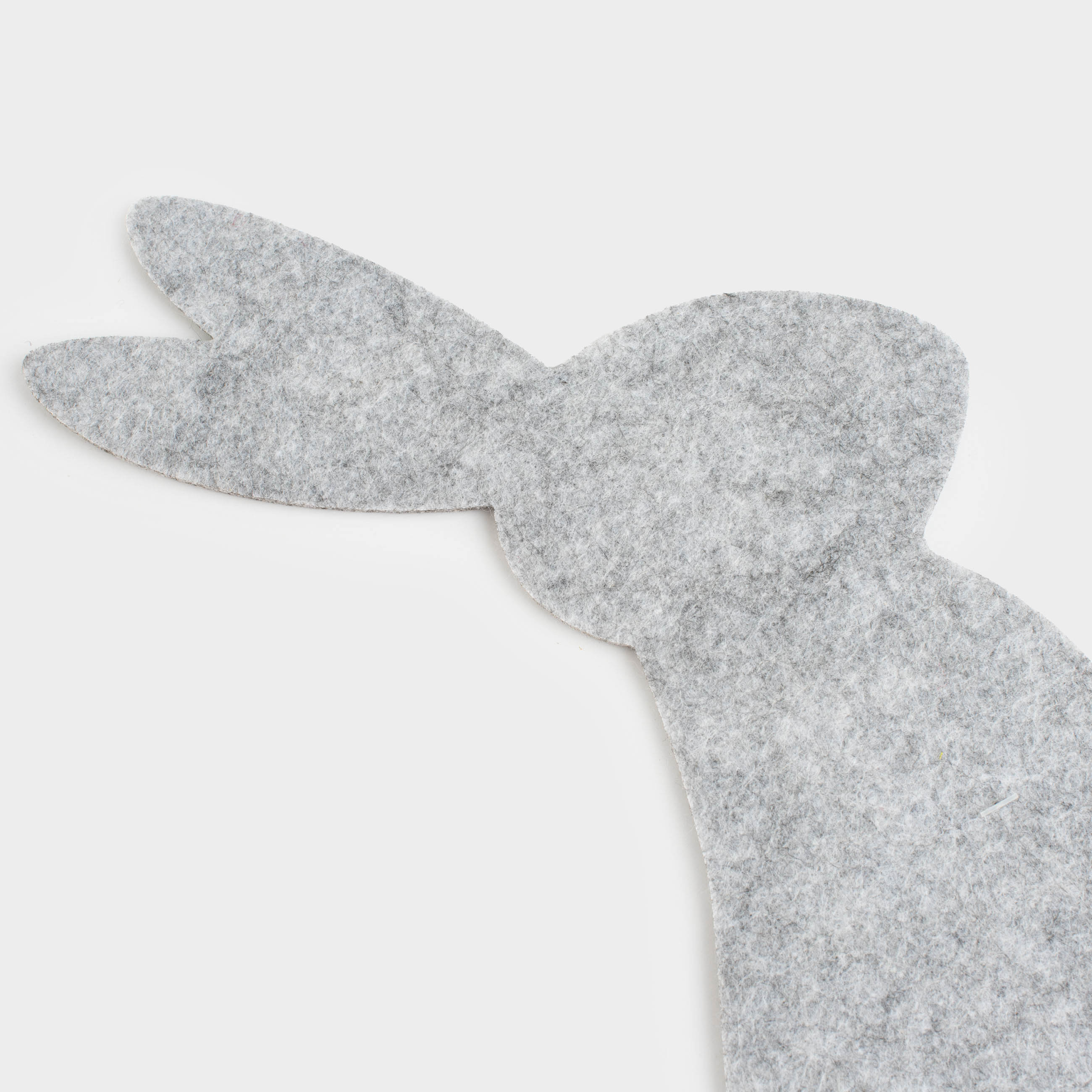 Карман для столовых приборов, 30х19 см, фетр, молочный, Кролик, Felt mat, image-2